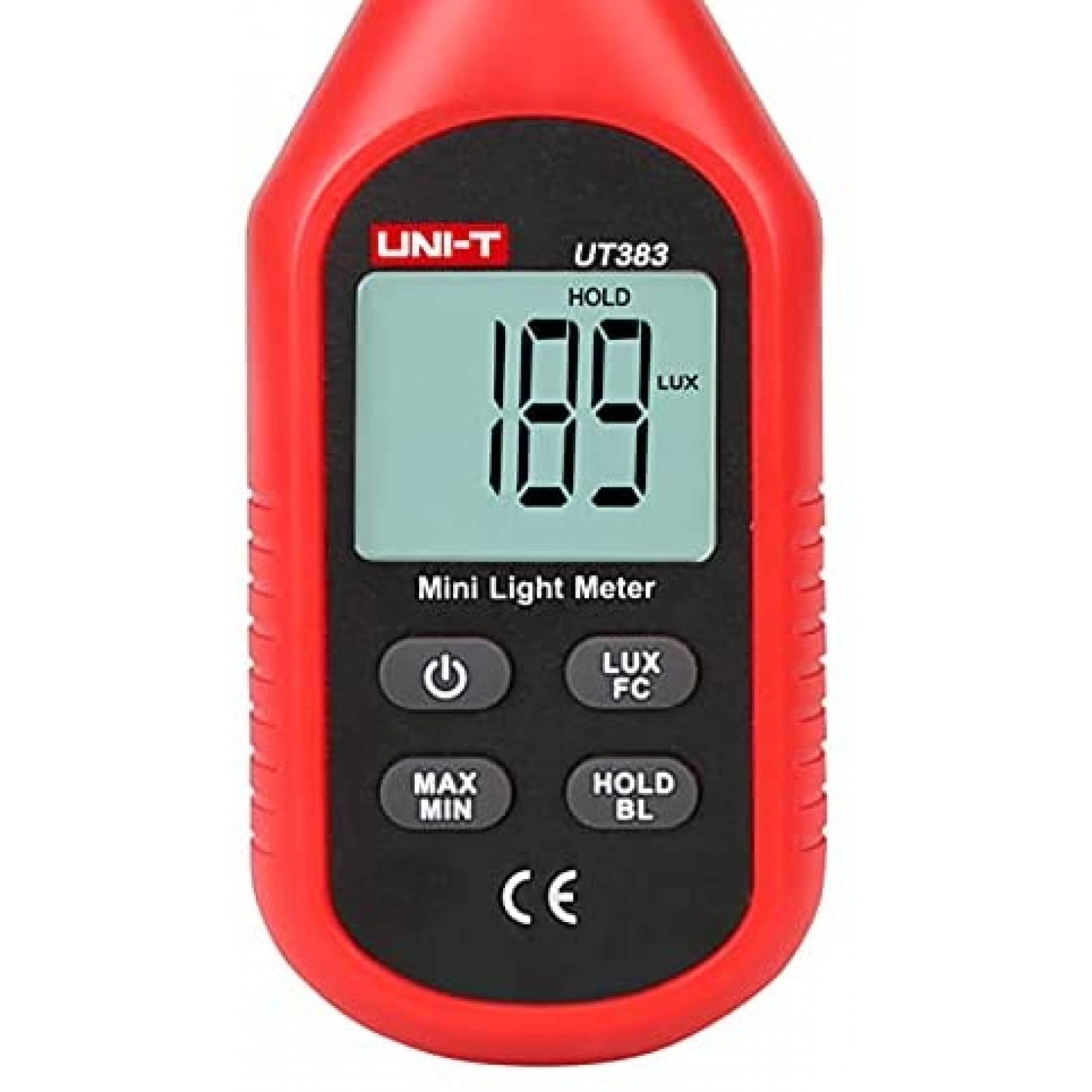 Medidor de Luz UNI-T UT383 Digital 0 ~ 199,900 Lux -Rojo