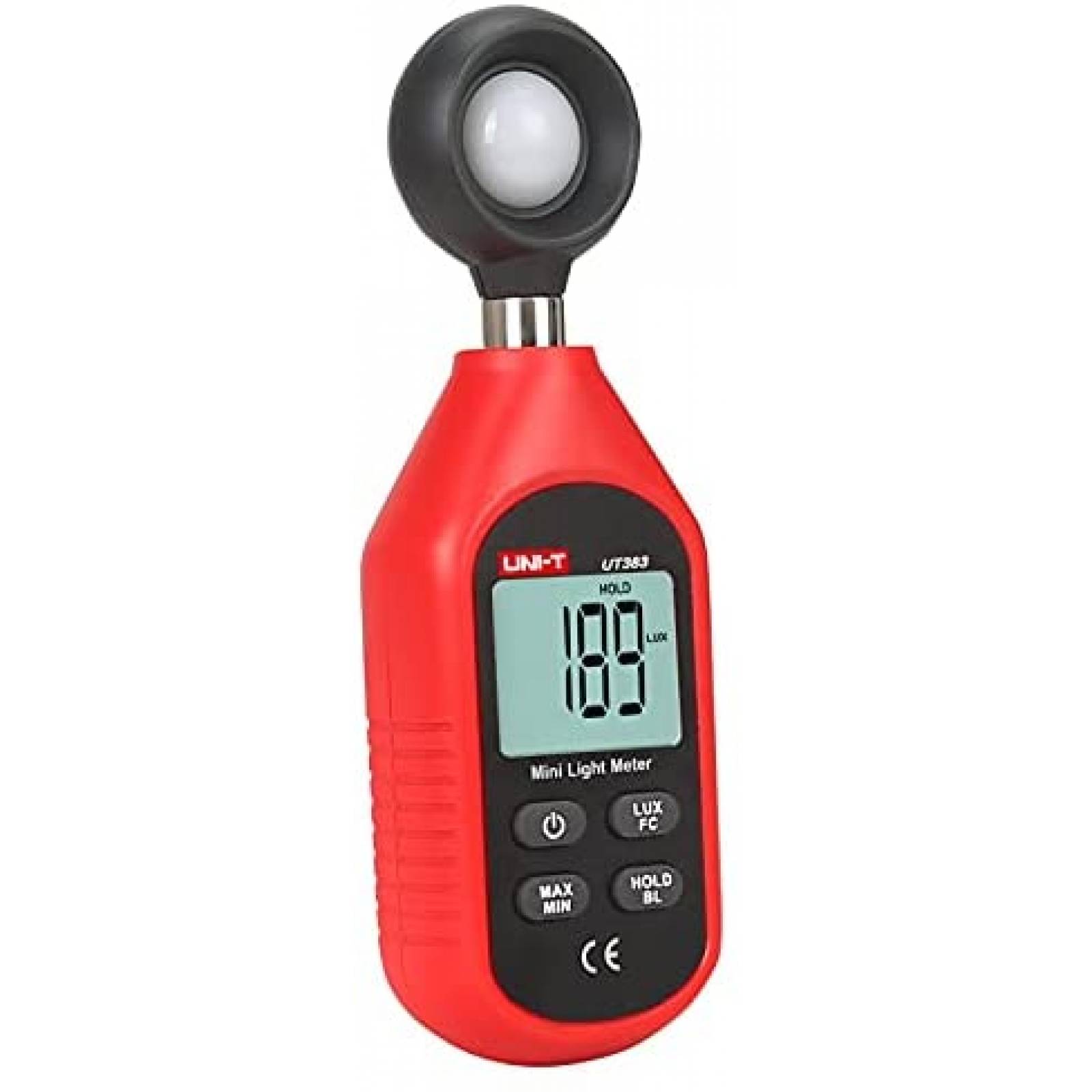 Medidor de Luz UNI-T UT383 Digital 0 ~ 199,900 Lux -Rojo