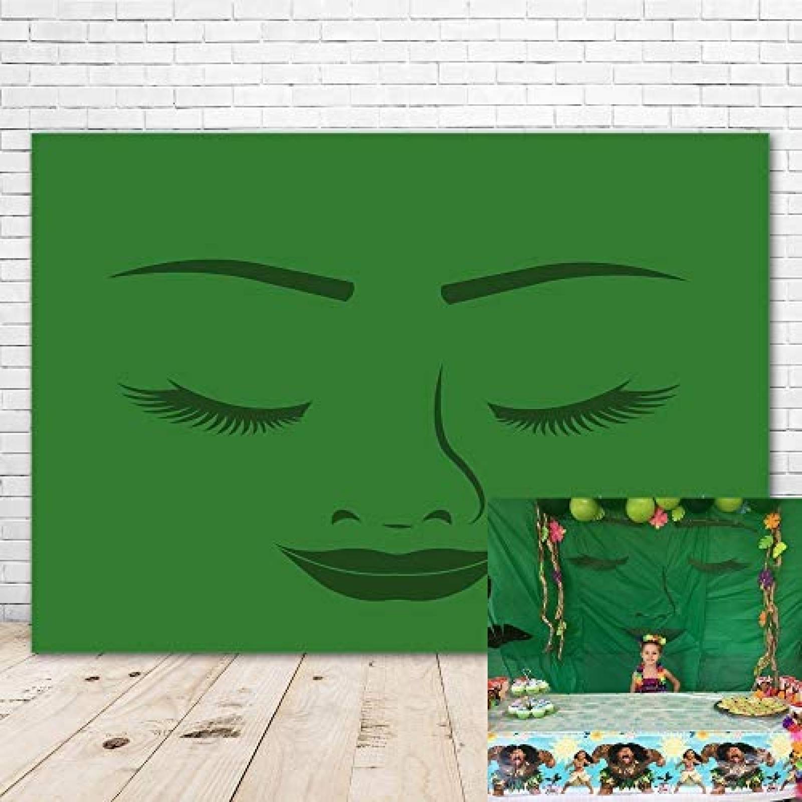 Fondo Fotografia YouRan Hawaii Corazon de Tefiti Niña -Verde