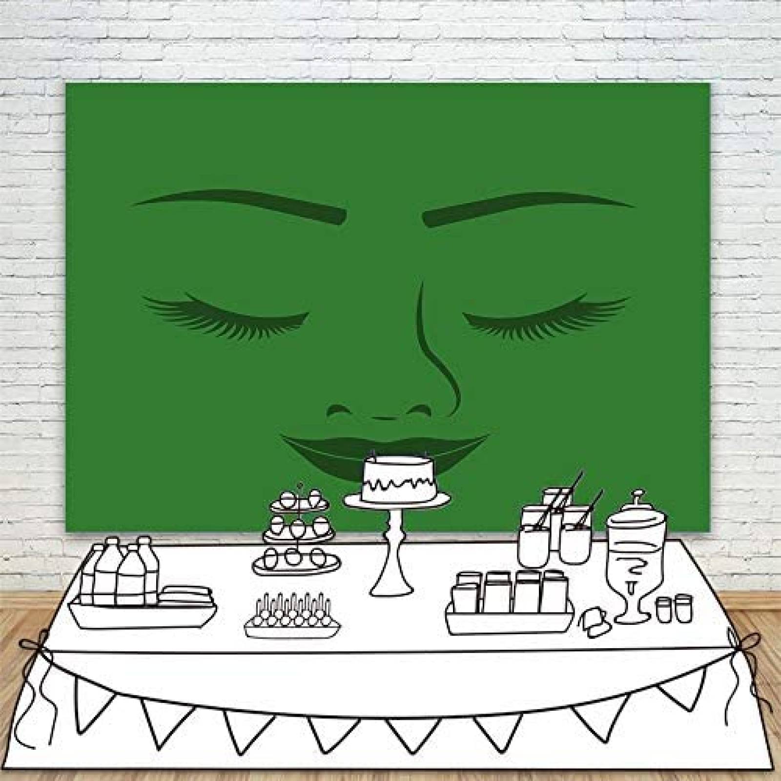 Fondo Fotografia YouRan Hawaii Corazon de Tefiti Niña -Verde