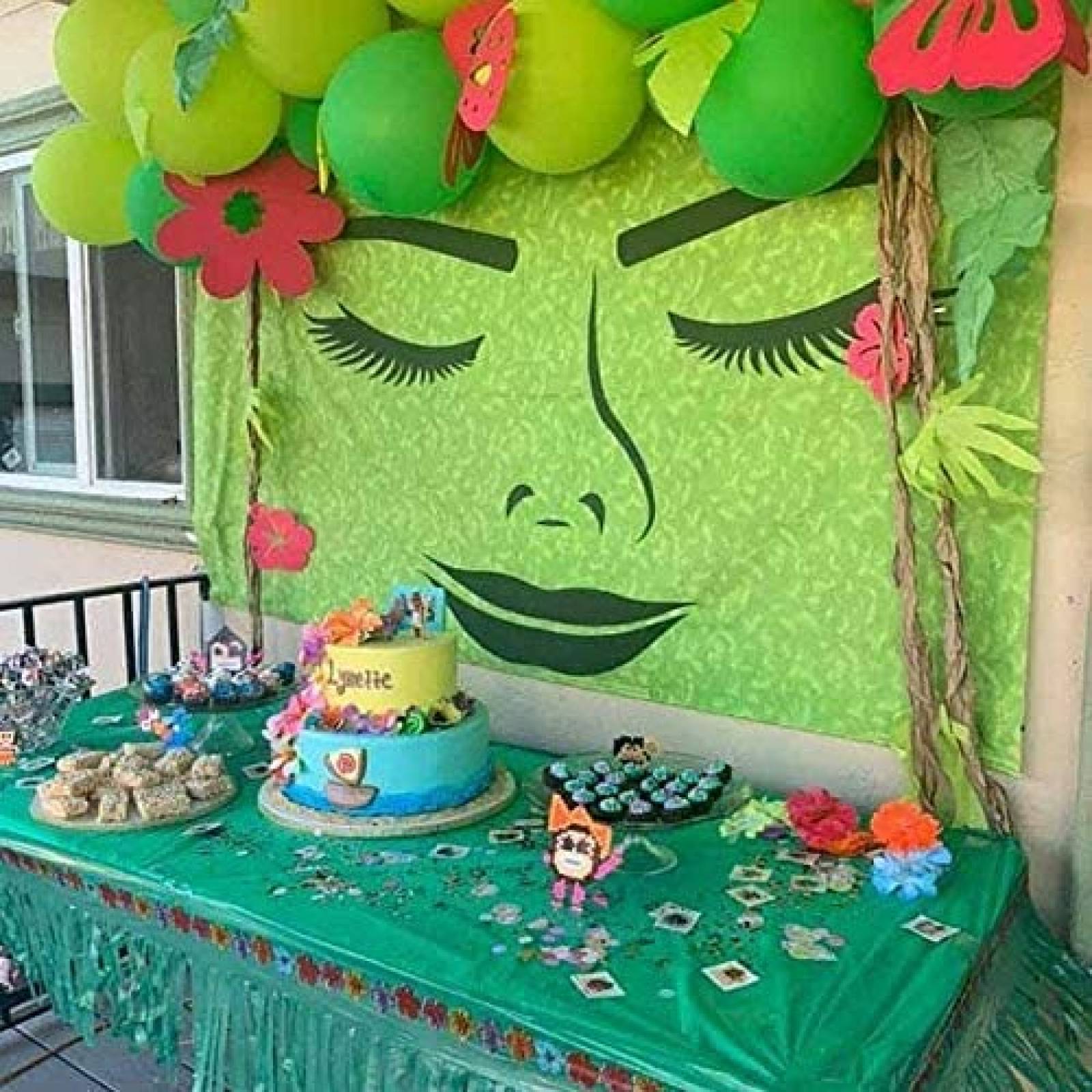 Fondo Fotografia YouRan Hawaii Corazon de Tefiti Niña -Verde