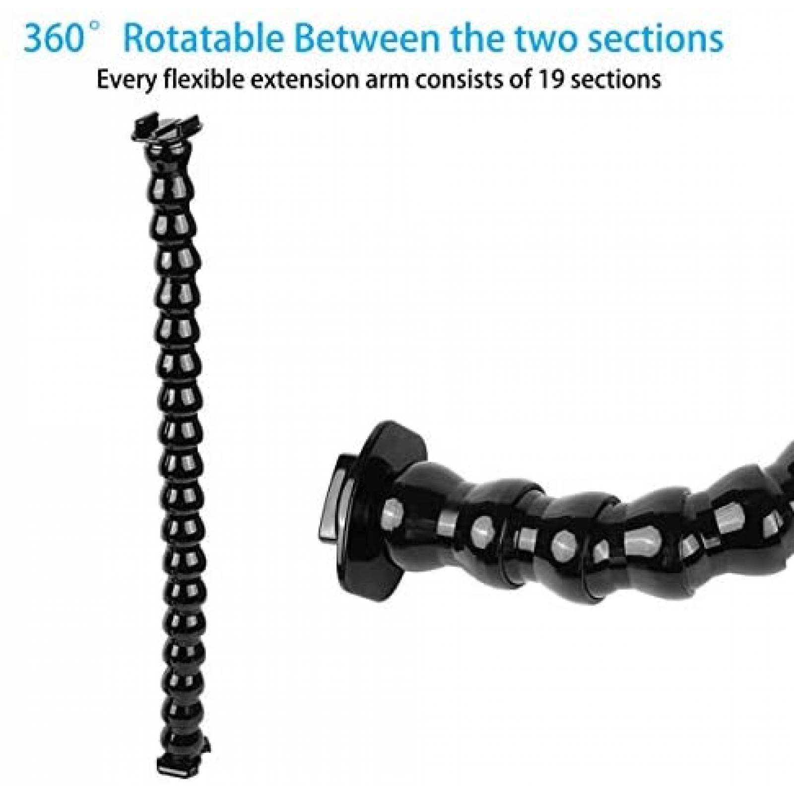 Soporte Pellking Compatible Con Celular o GoPro Hero -Negro