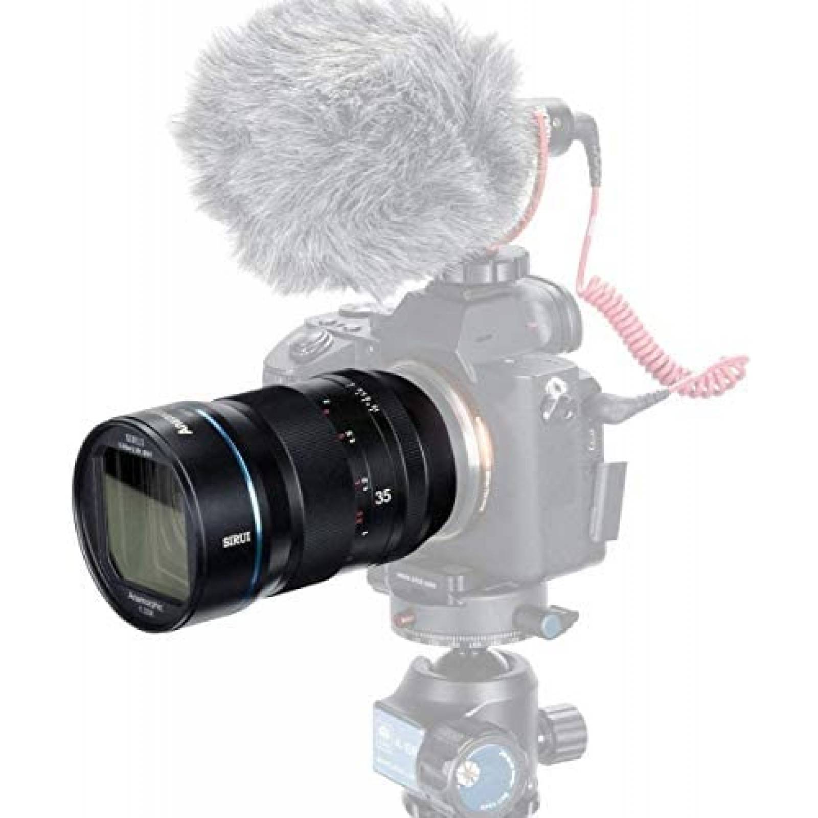 Lente de Camara Sirui SR-35M anamorfica 1.378 in F1.8 1.33X