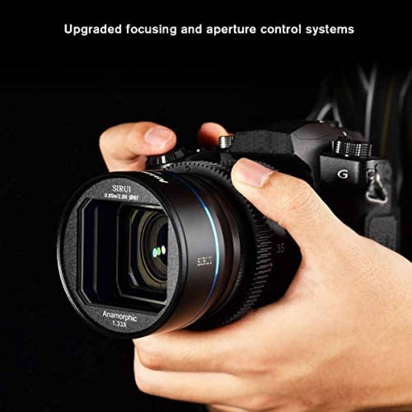 Lente de Camara Sirui SR-35M anamorfica 1.378 in F1.8 1.33X
