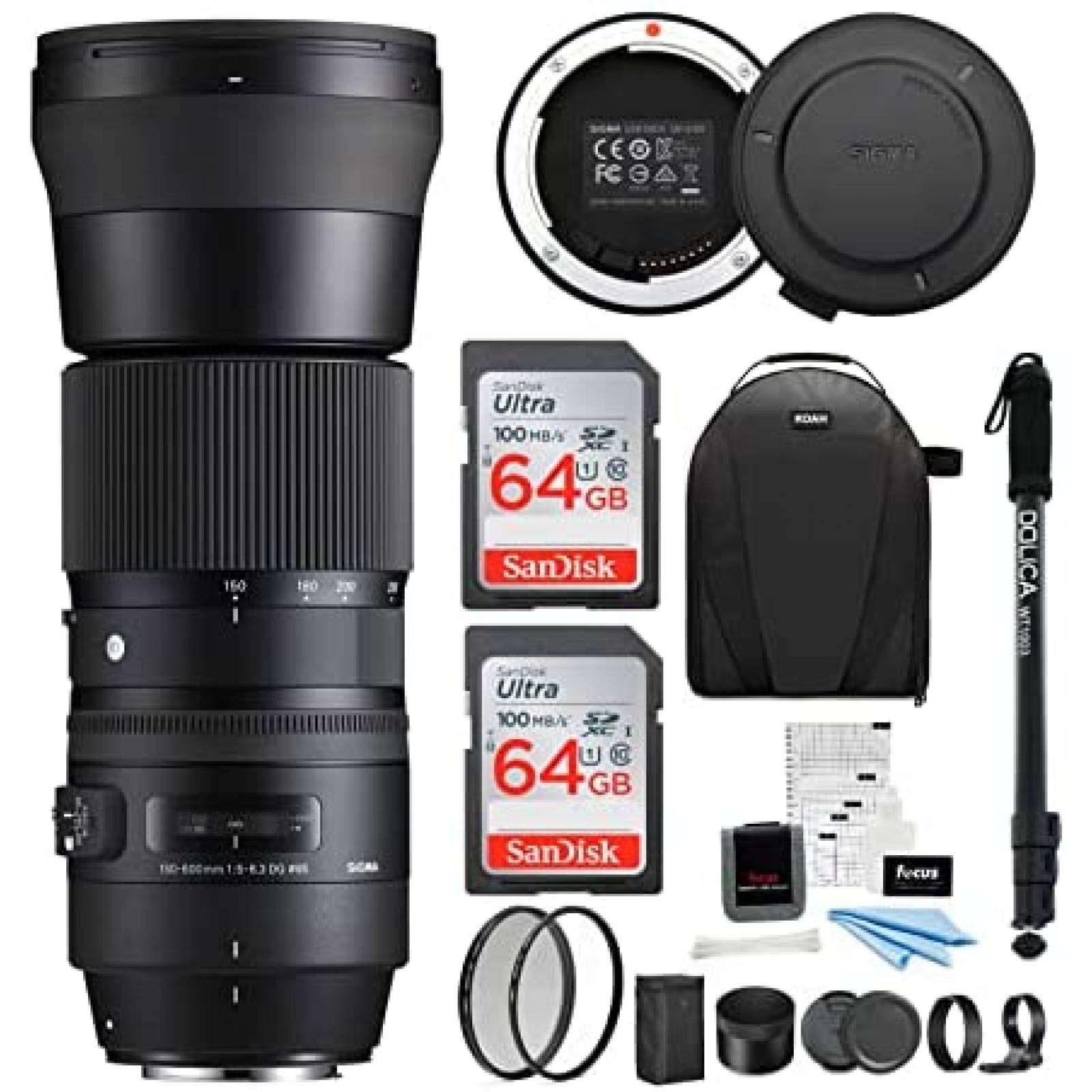 Lente de Camara Sigma 150-600mm f/5-6.3 para Nikon DSLR