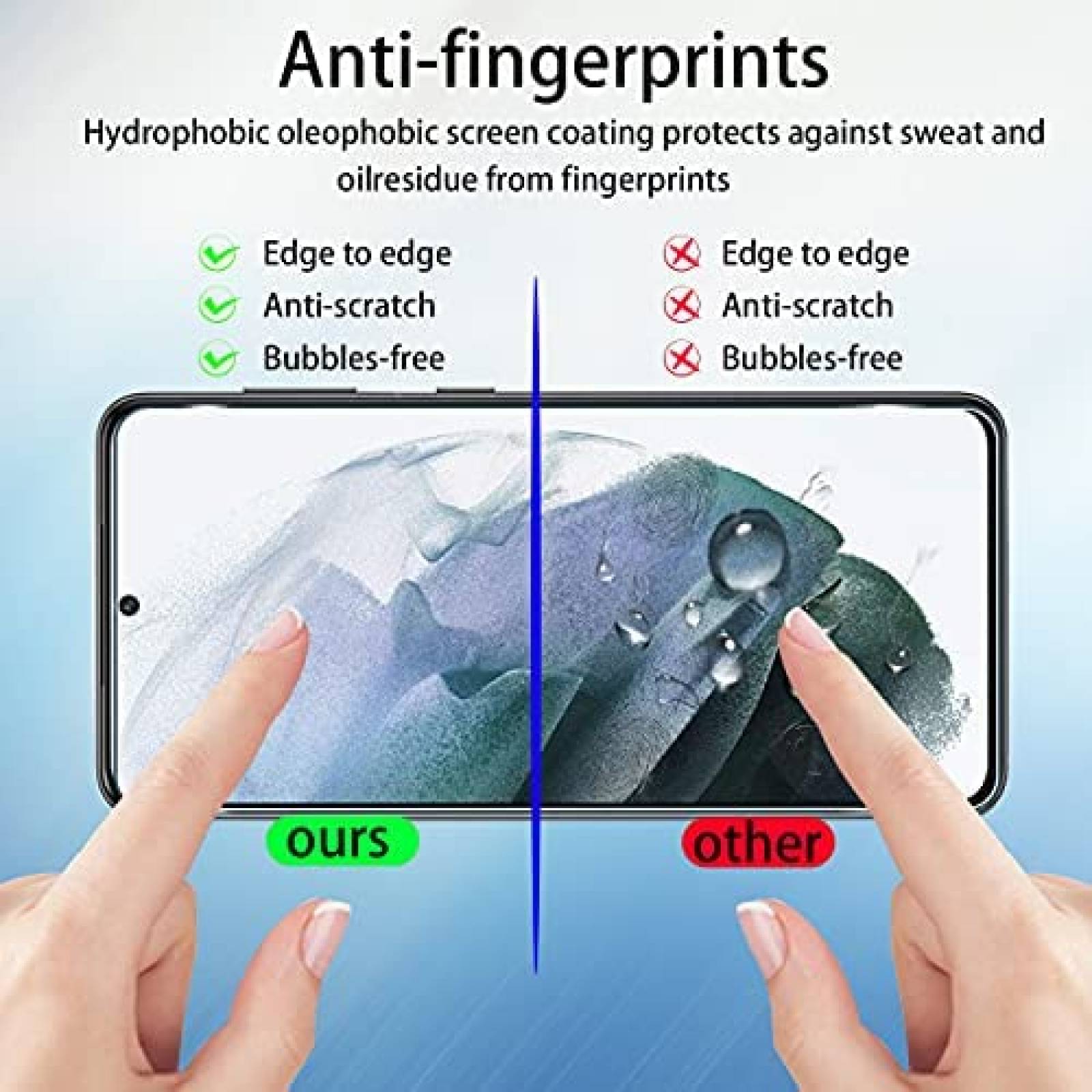 Protector Shuihozideda 4 Pzs Compatible COn Galaxy S21 5G