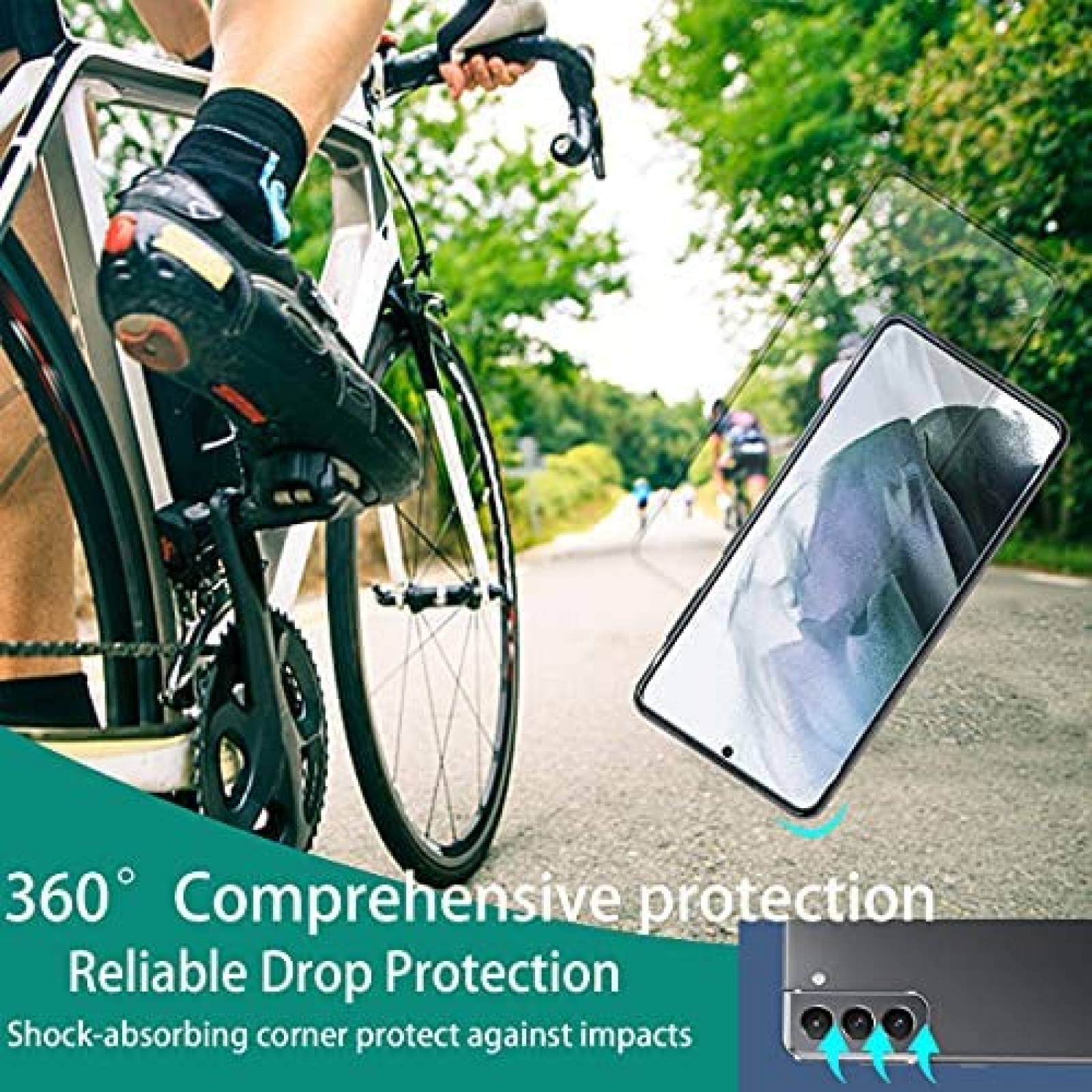 Protector Shuihozideda 4 Pzs Compatible COn Galaxy S21 5G