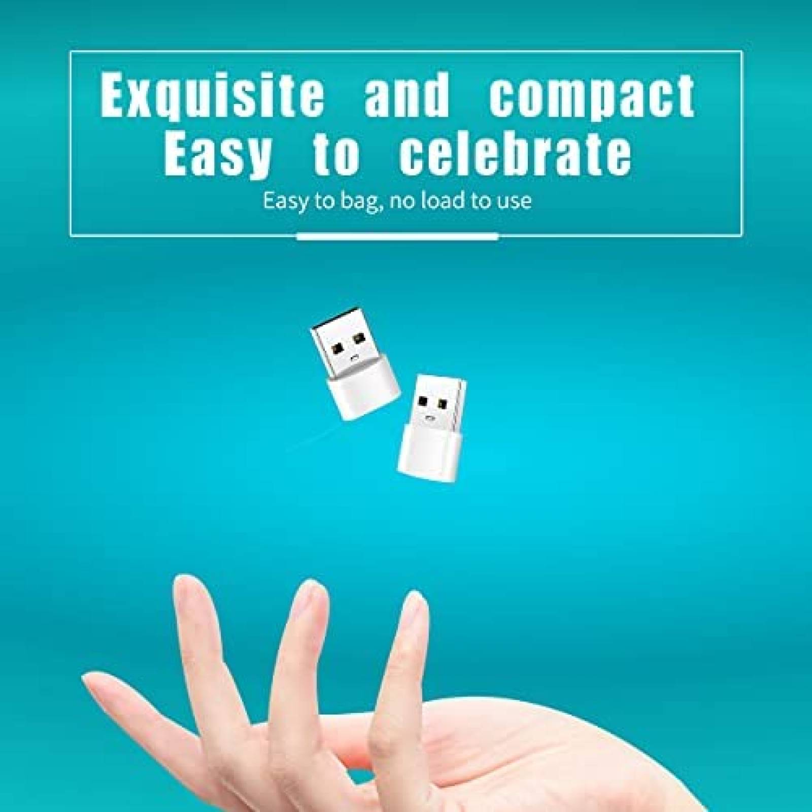 Adaptador USB C CERISURIO 4 pzs USB C hembra a USB macho