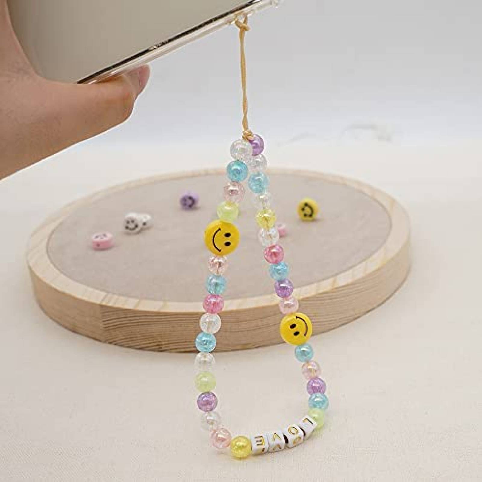 Agarre de Pulsera para Celular LA QUEENIE 6 Pzs -Multicolor