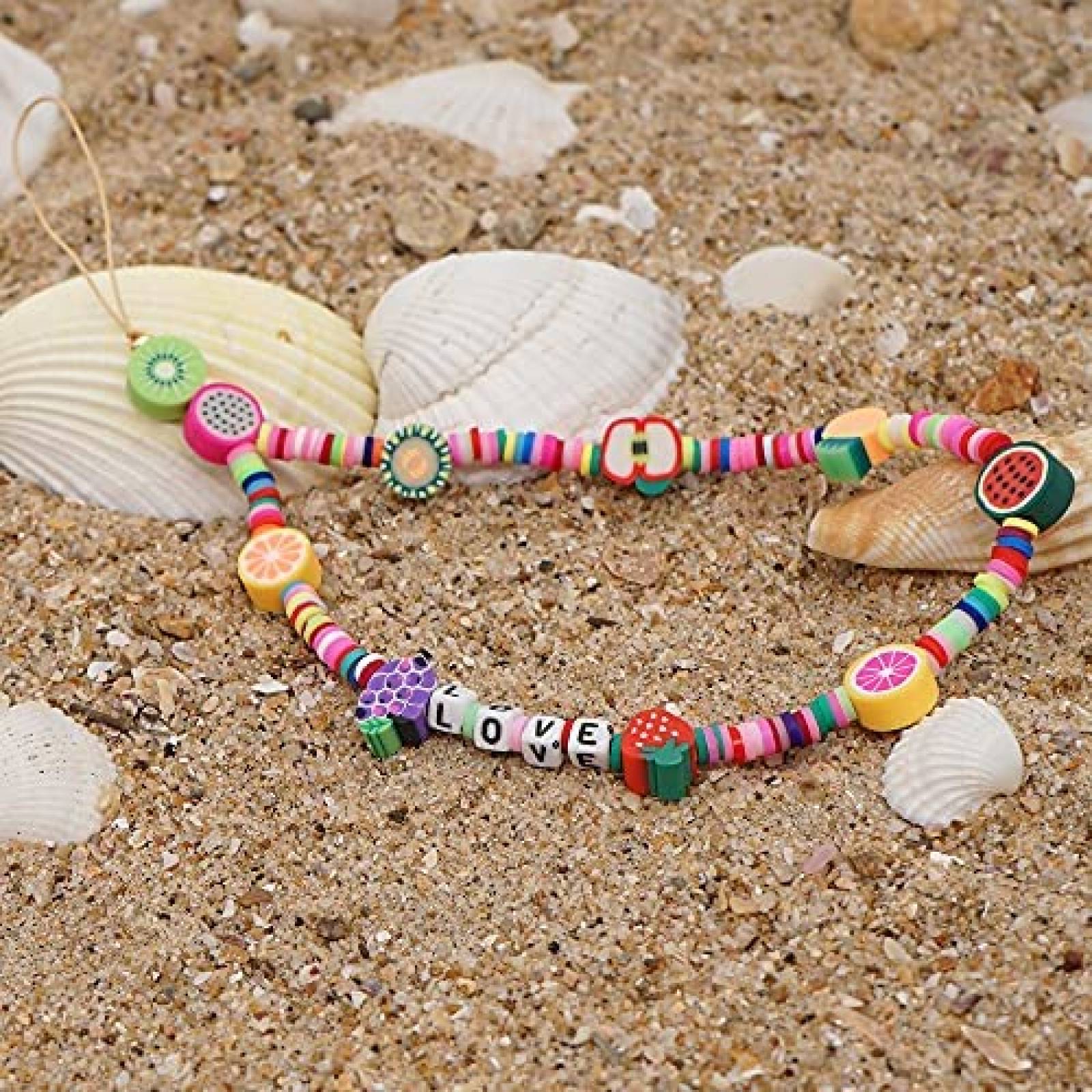 Agarre de Pulsera para Celular LA QUEENIE 6 Pzs -Multicolor