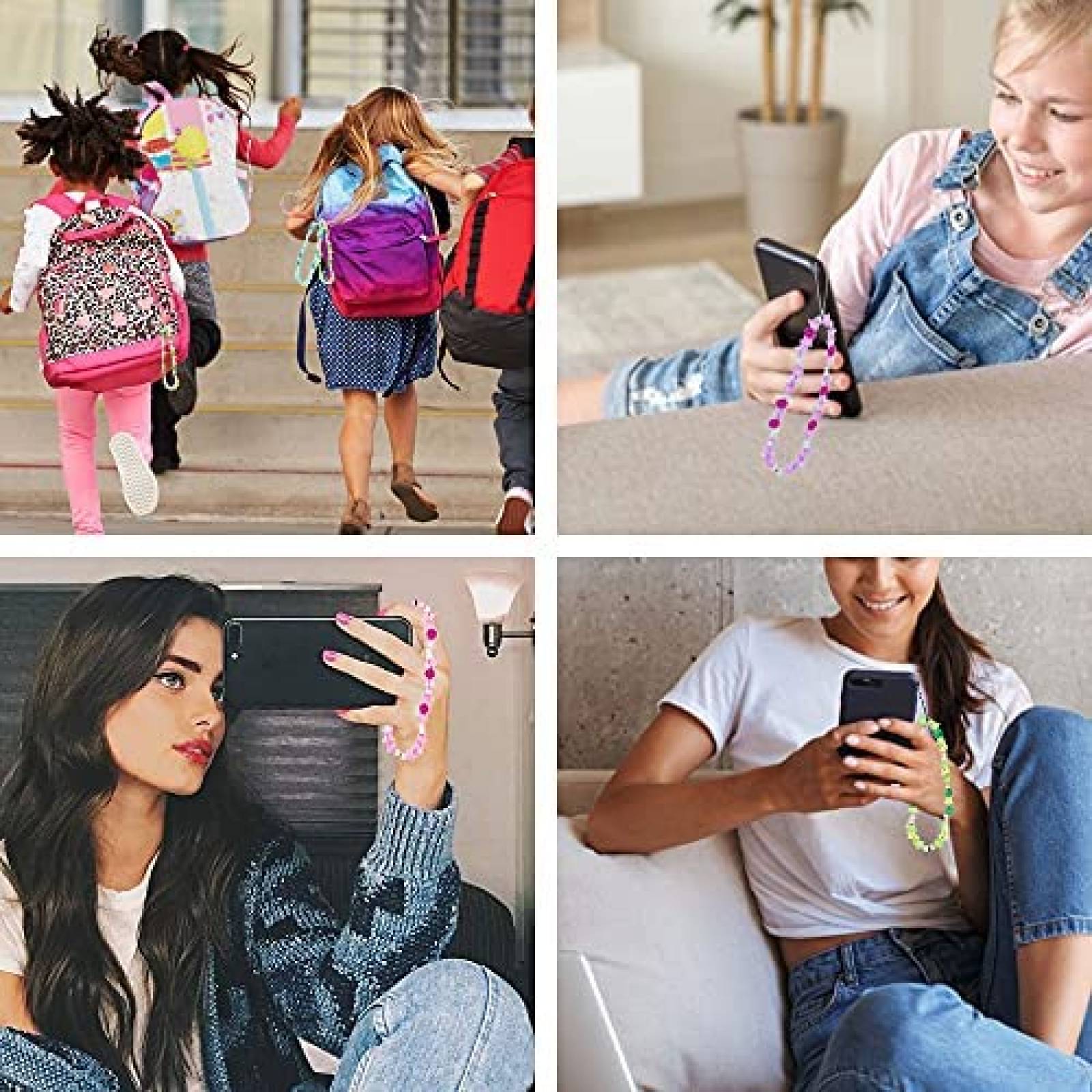 Pulsera de Agarre para Celular MomHiu 4 Pzs -4 Colores