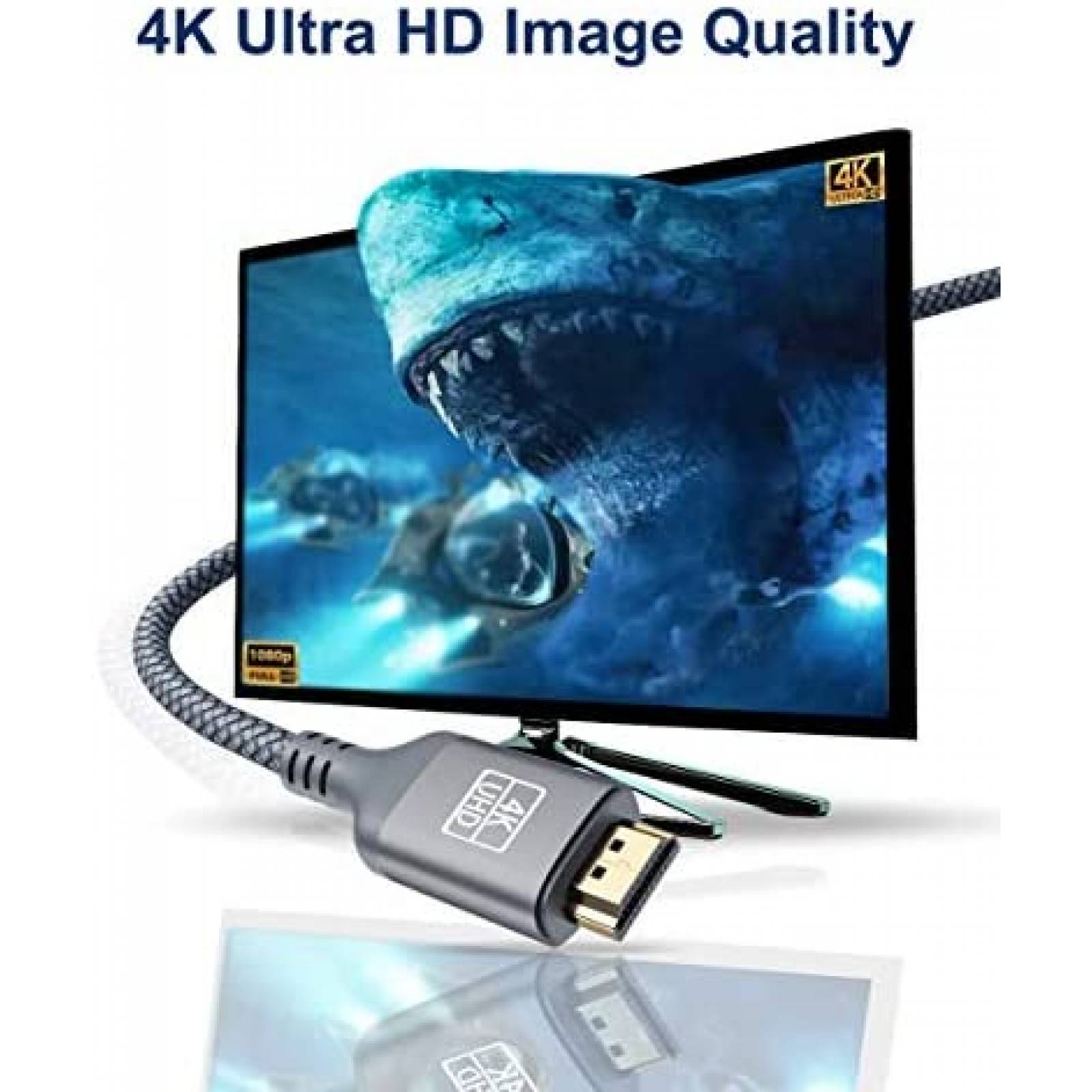 Cable AkoaDa HDMI 2.0 Macho a Hembra para Nintendo Switch