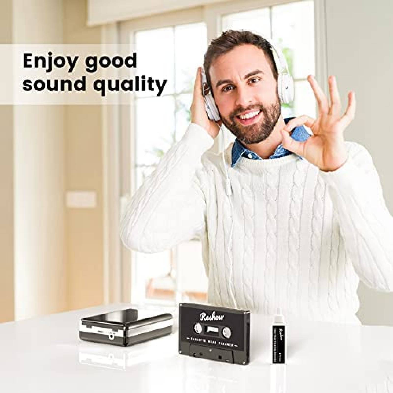 Limpiador de cabeza de cassette Reshow Kit de mantenimiento