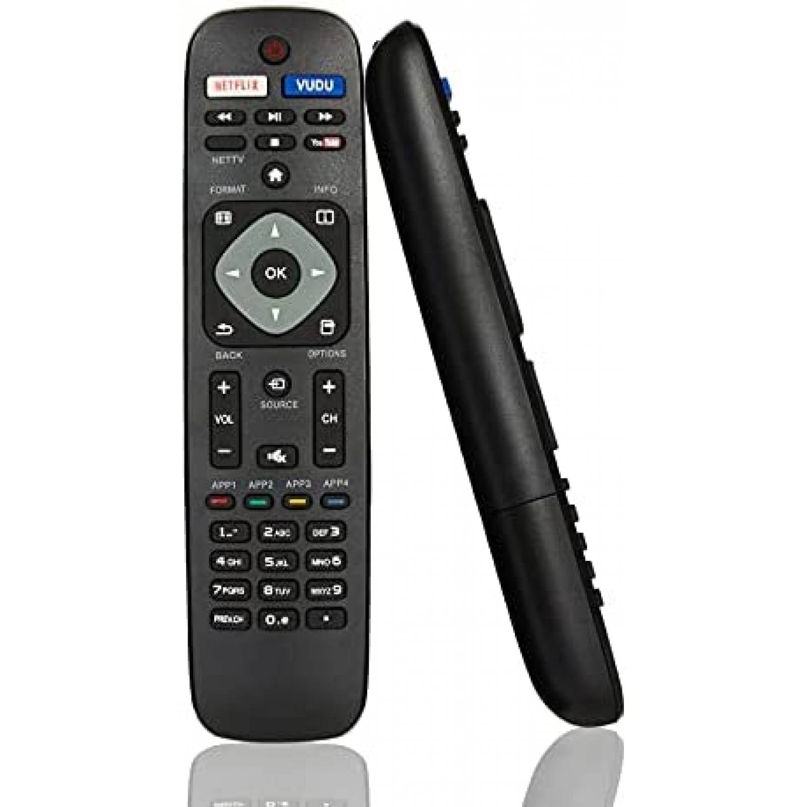 Control Remoto EnzoDirect para Philips Smart TV -Negro