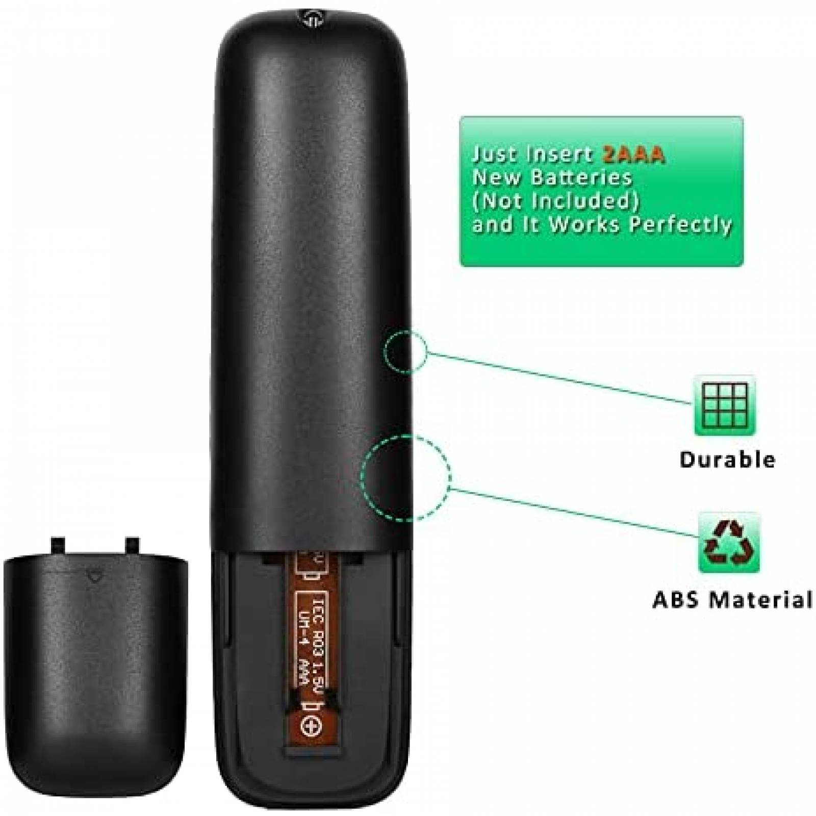 Control Remoto EnzoDirect para Philips Smart TV -Negro