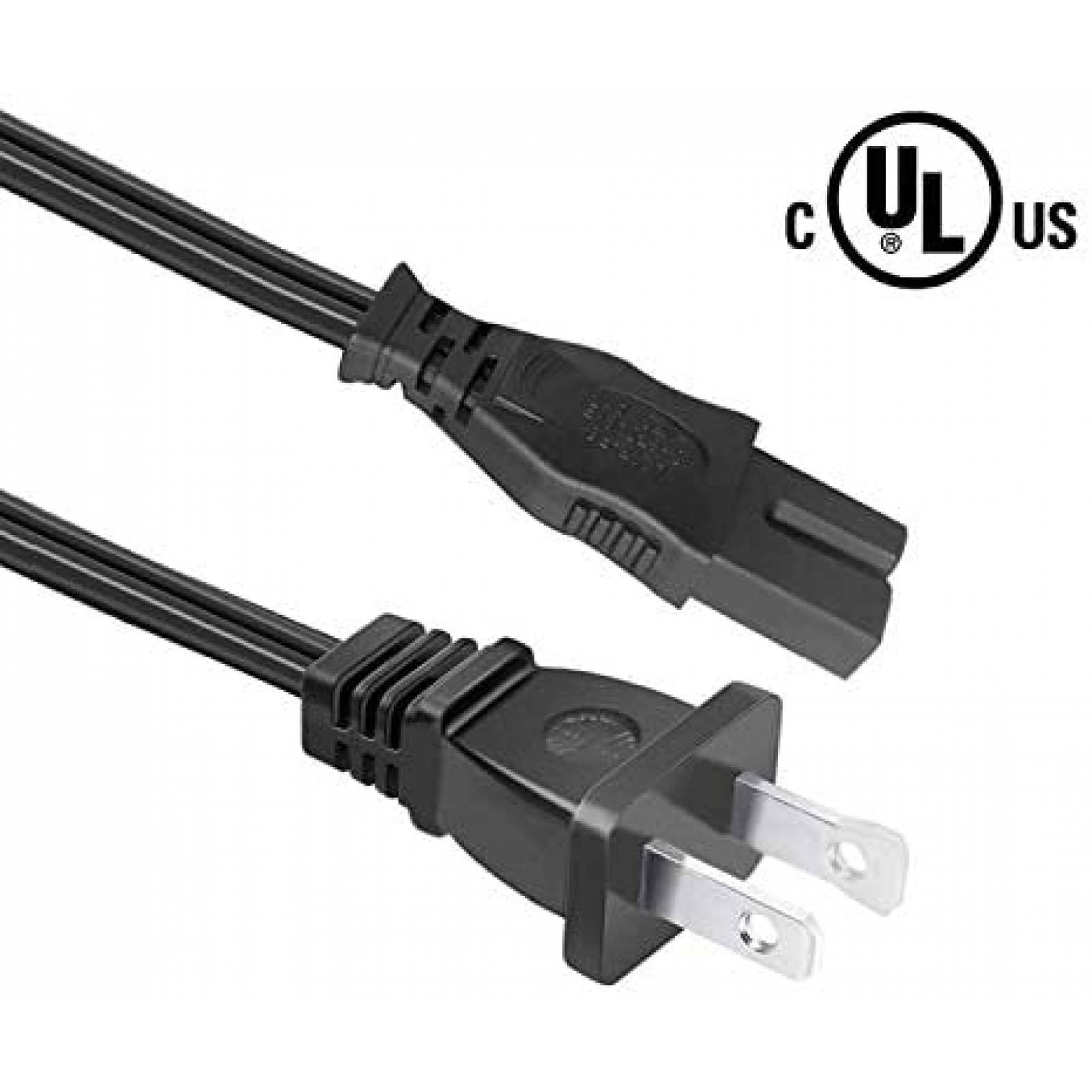 Cable Trospow 8.2ft para Maquina de Coser Brother -Negro