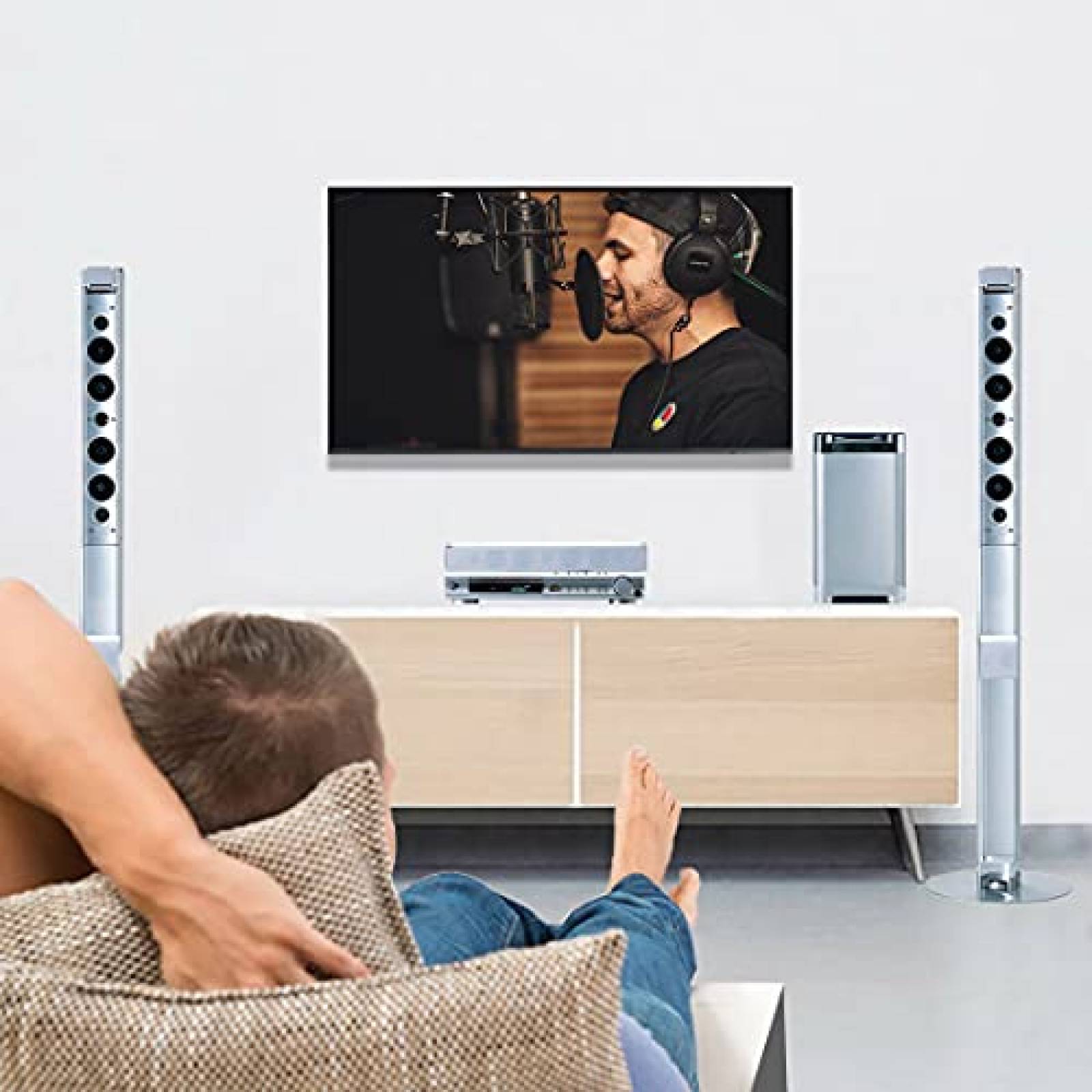 Cable de Audio Qzanyee Life para Bocina Sony -Transparente