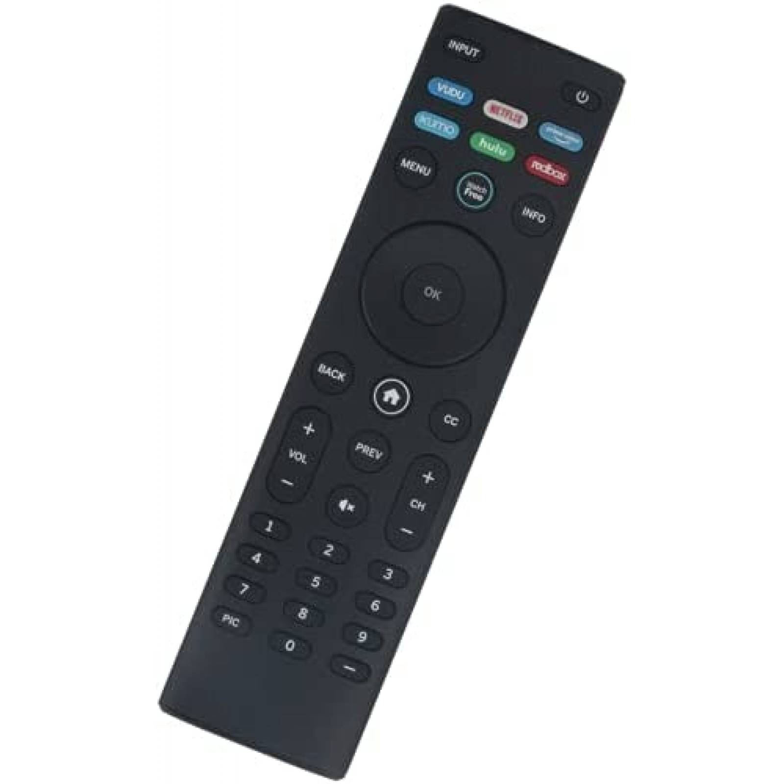 Control Remoto Marca Generica para Vizio TV -Negro