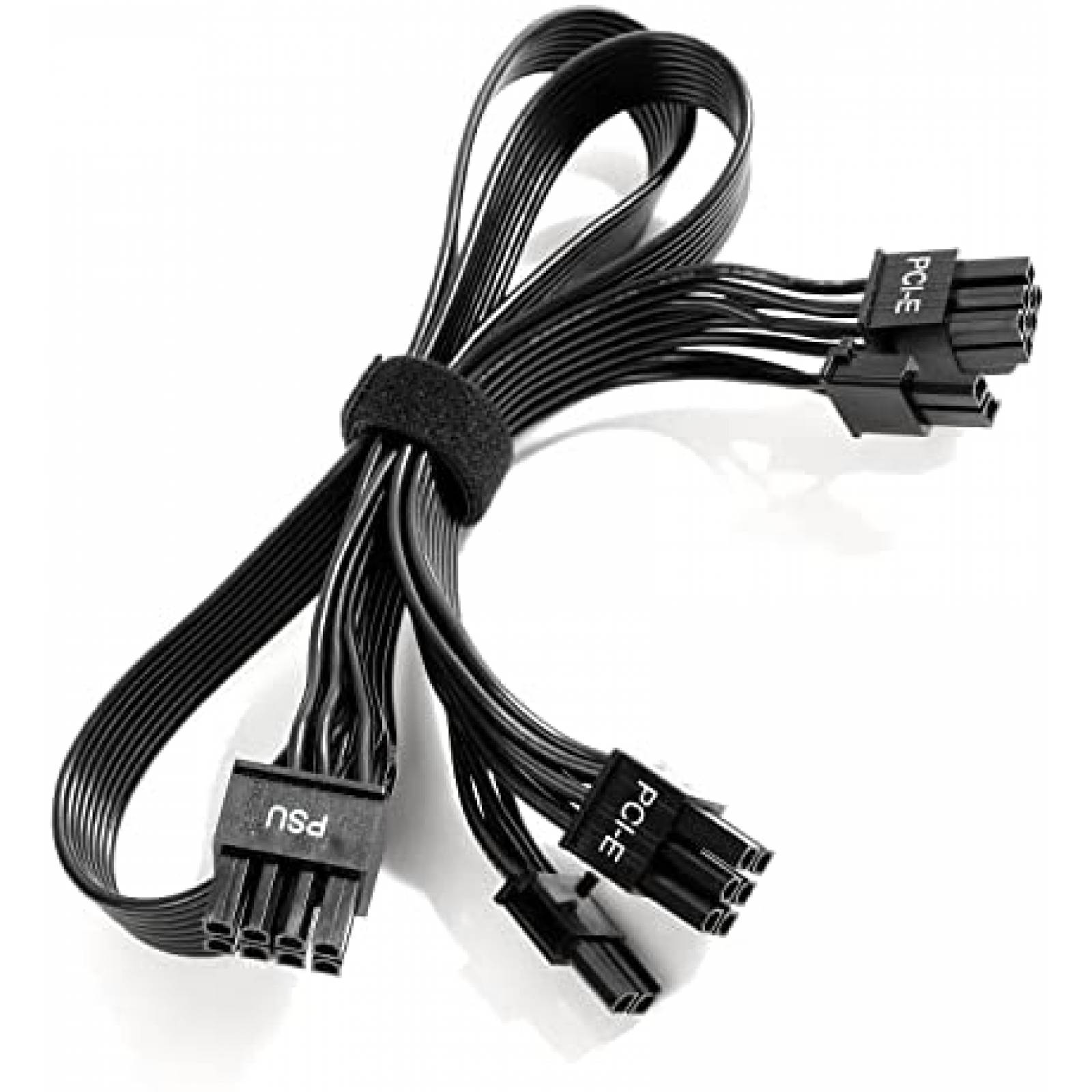 Cable PSU VGA macho a PCIe dual OUCAXIA 8-pin -Negro