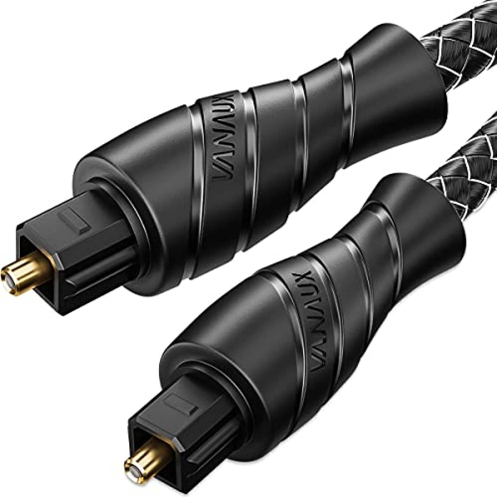 Cable optico VANAUX de audio digital 16.4 ft -Negro
