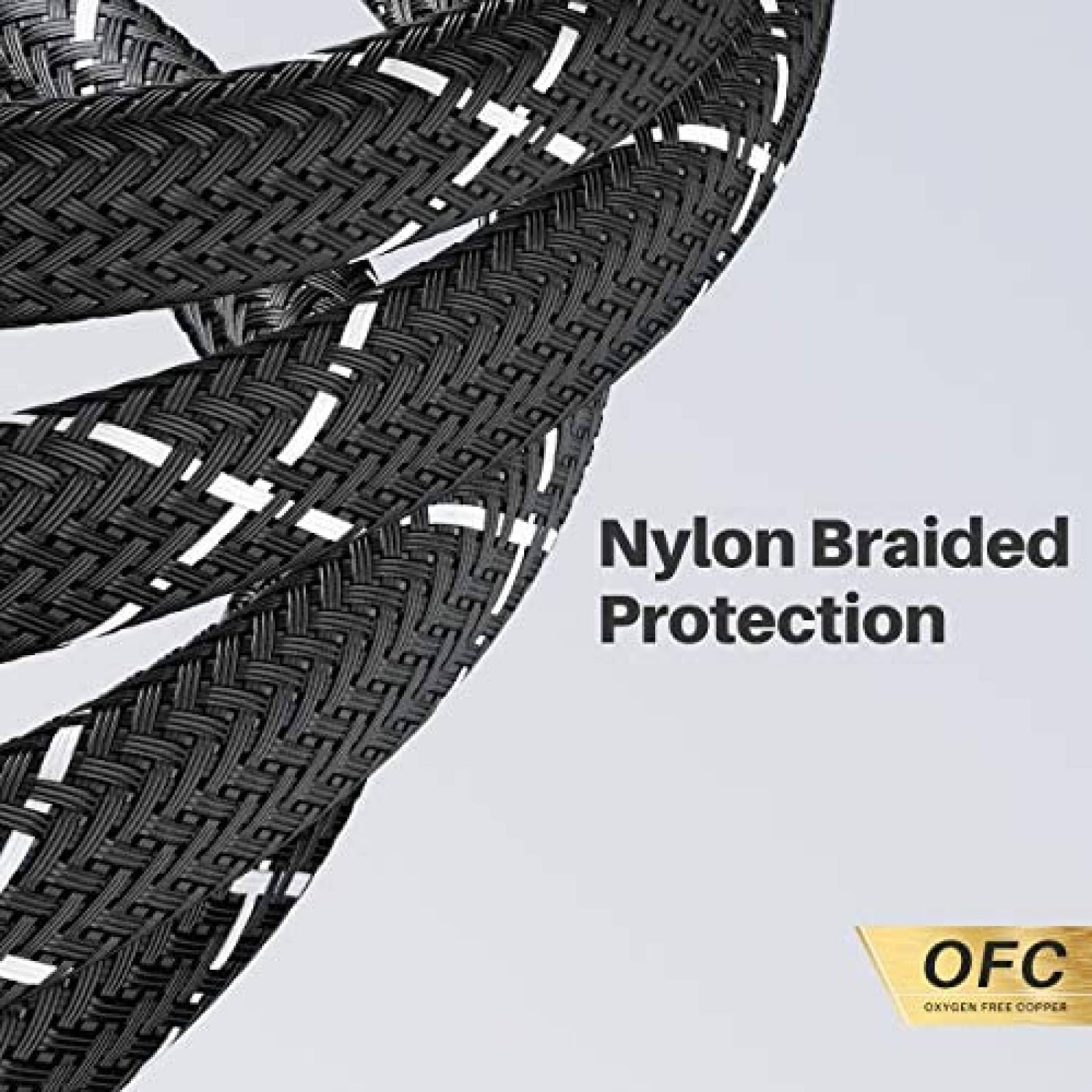 Cable 10 AWG bocina entradas de banana GearIT 10ft -Negro