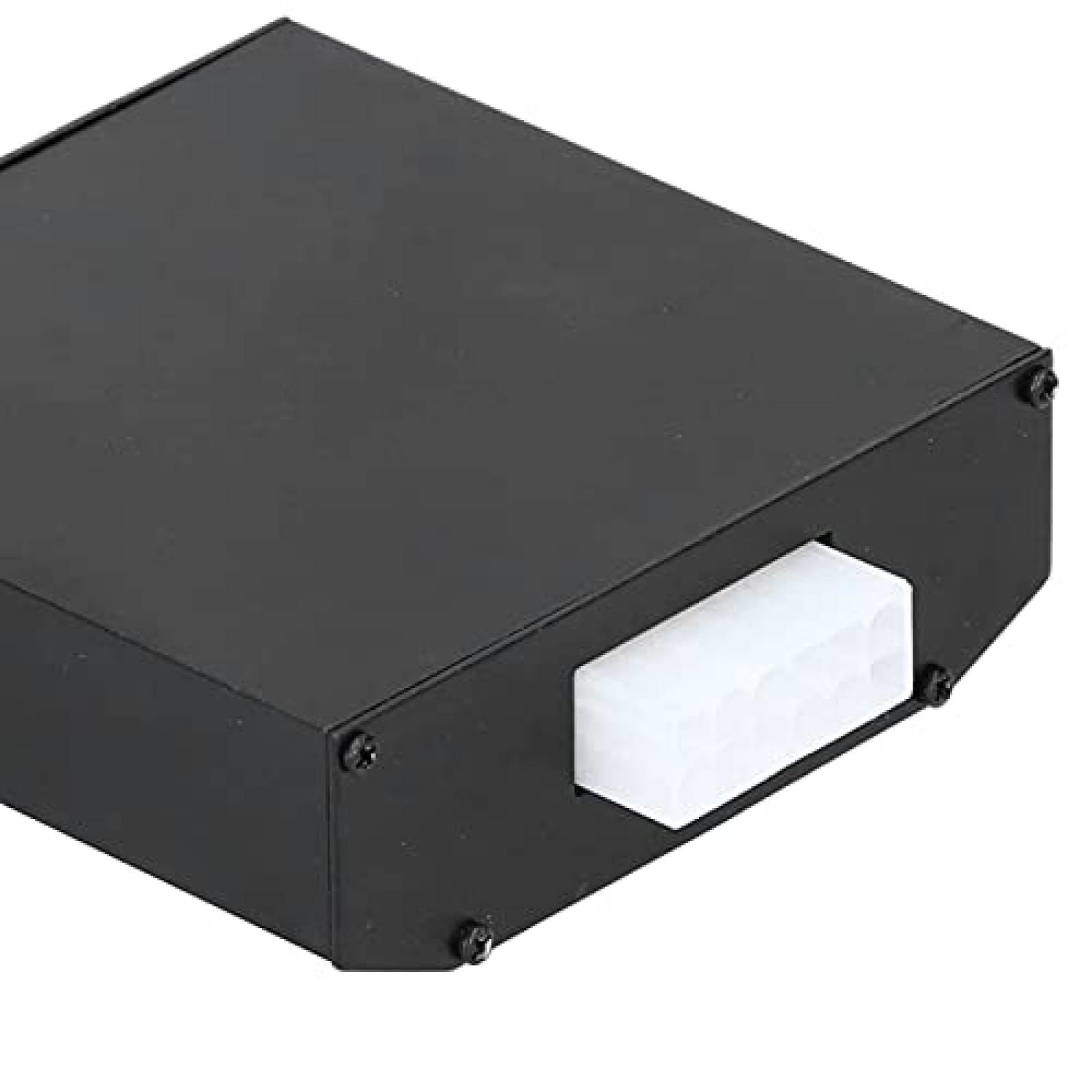 Convertidor Audio Qqmora 12 V 4 Canales Conector RCA -Negro