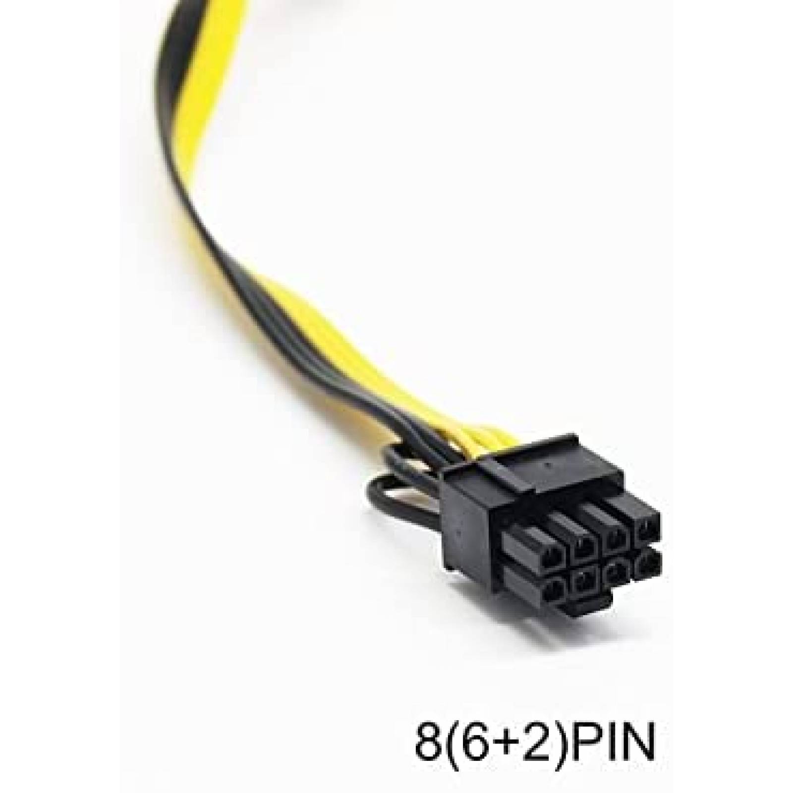Divisor Cable Fuente Poder Sruixin 16AWG 6 unidaes -Amarillo