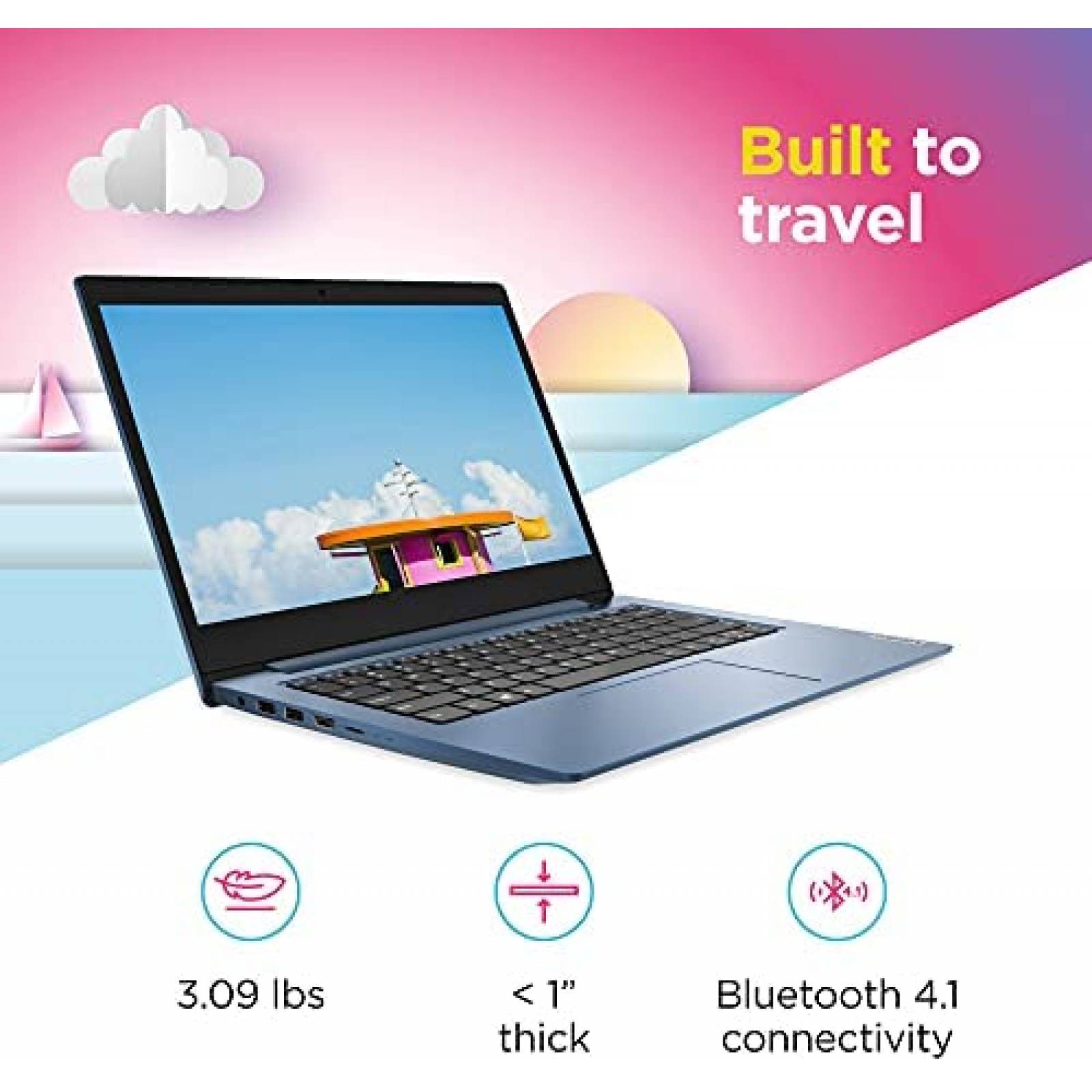 Laptop Lenovo IdeaPad 1 14" Celeron N4020 4 GB RAM 64 GB