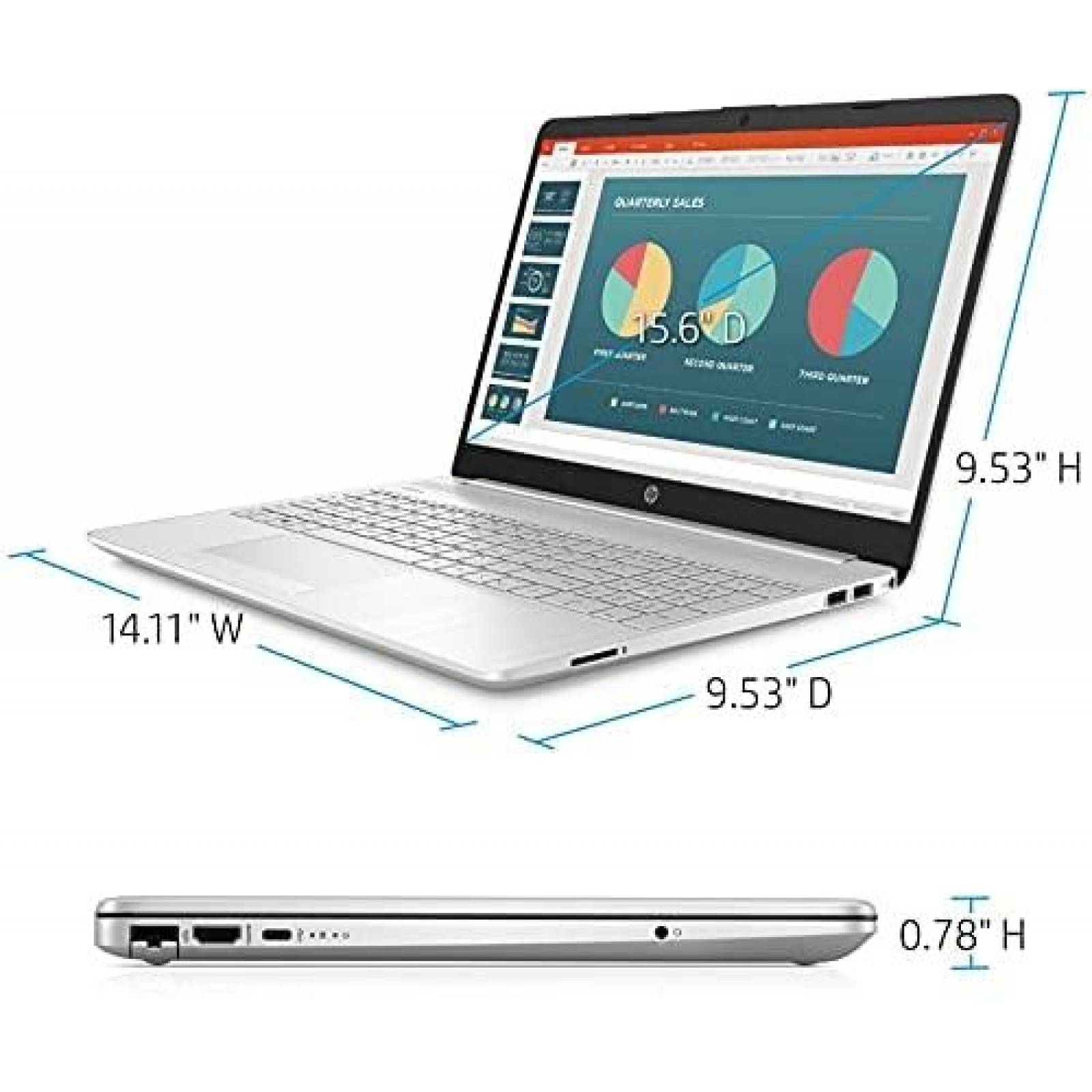 Laptop HP Intel Core i3 8GB DDR4 RAM 128GB SSD tactil