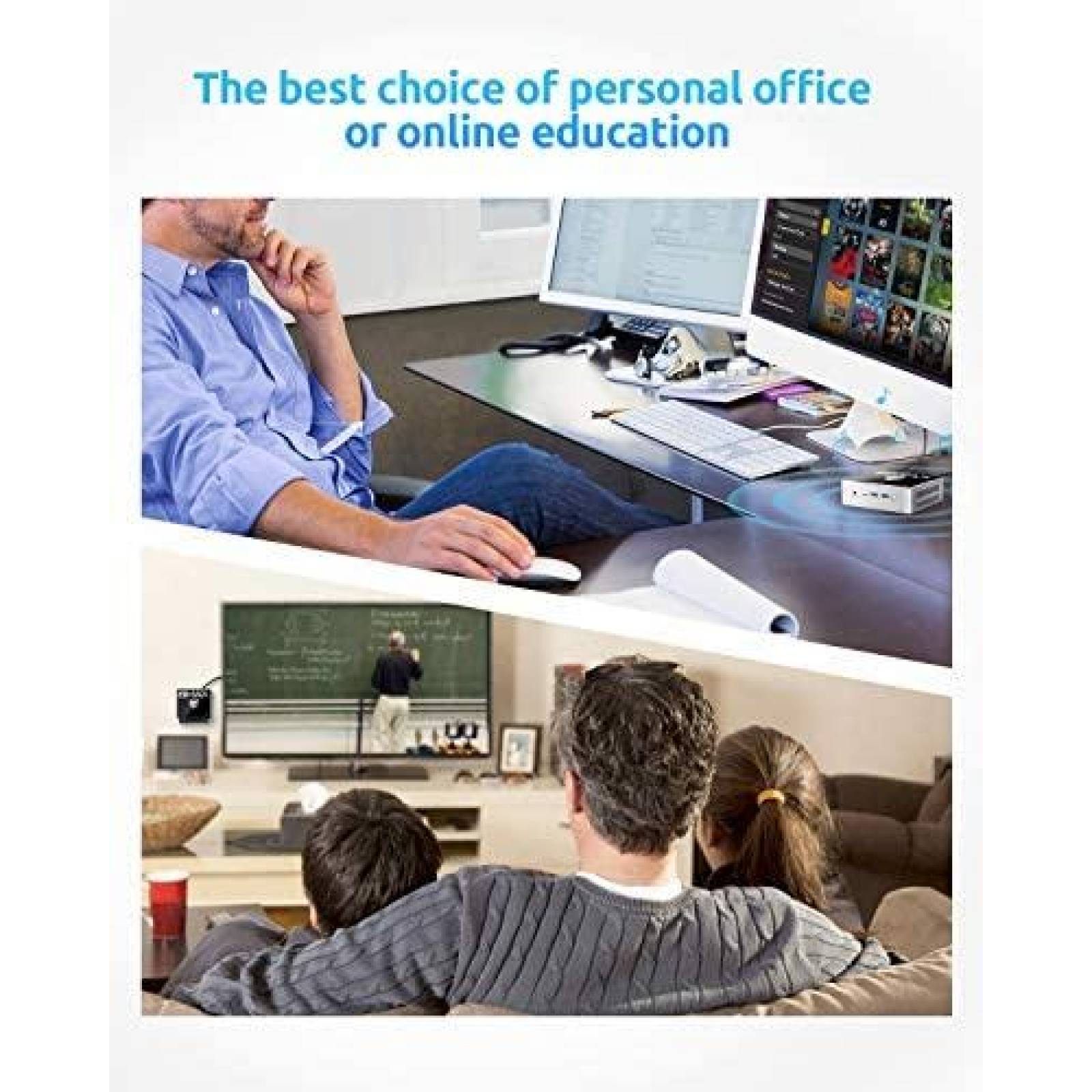 Mini PC Bmax J4115 Wi-Fi HDMI USB 3.0 Win10 4K 60Hz 8GB