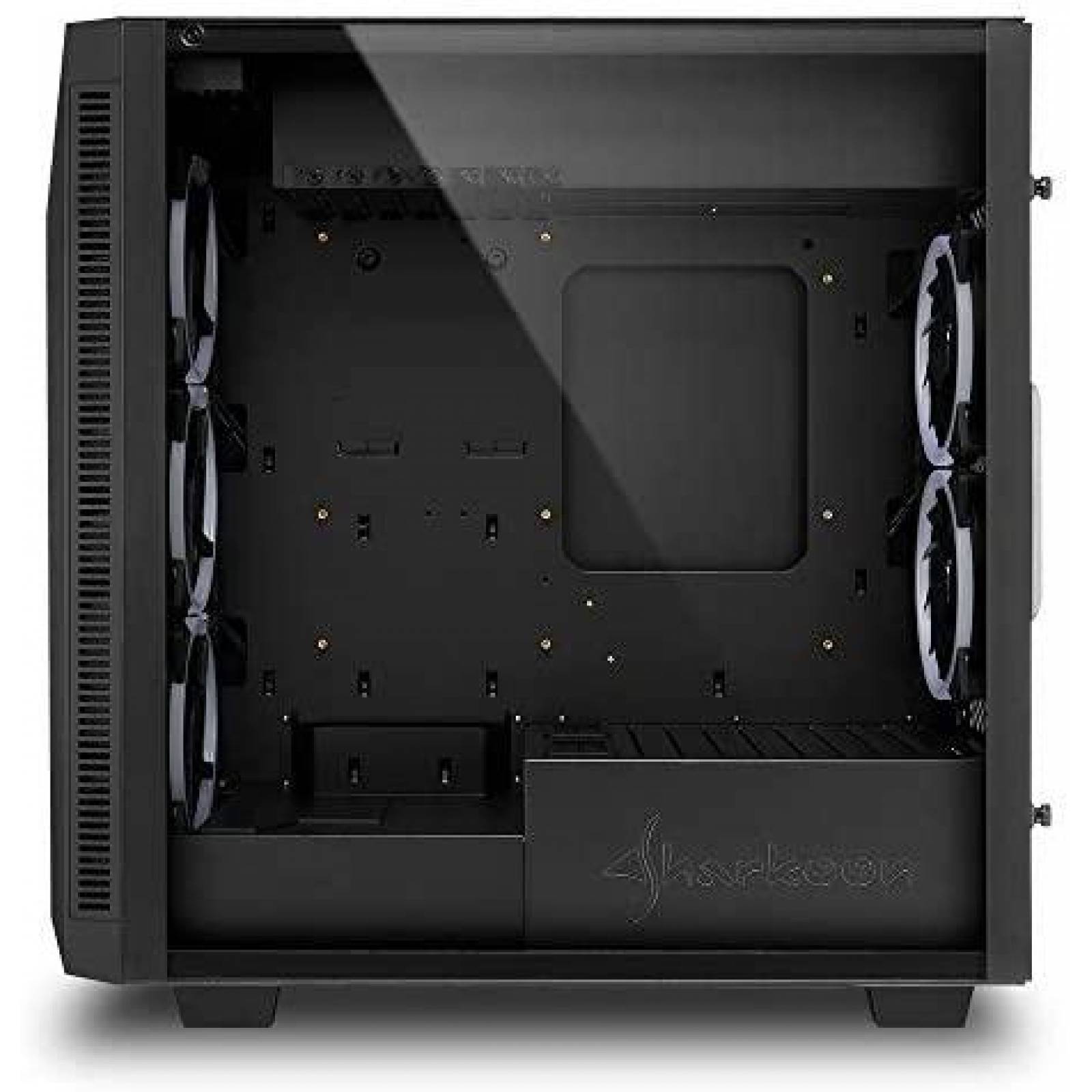 Gabinete Sharkoon Rev200 para PC Panel frontal - Negro