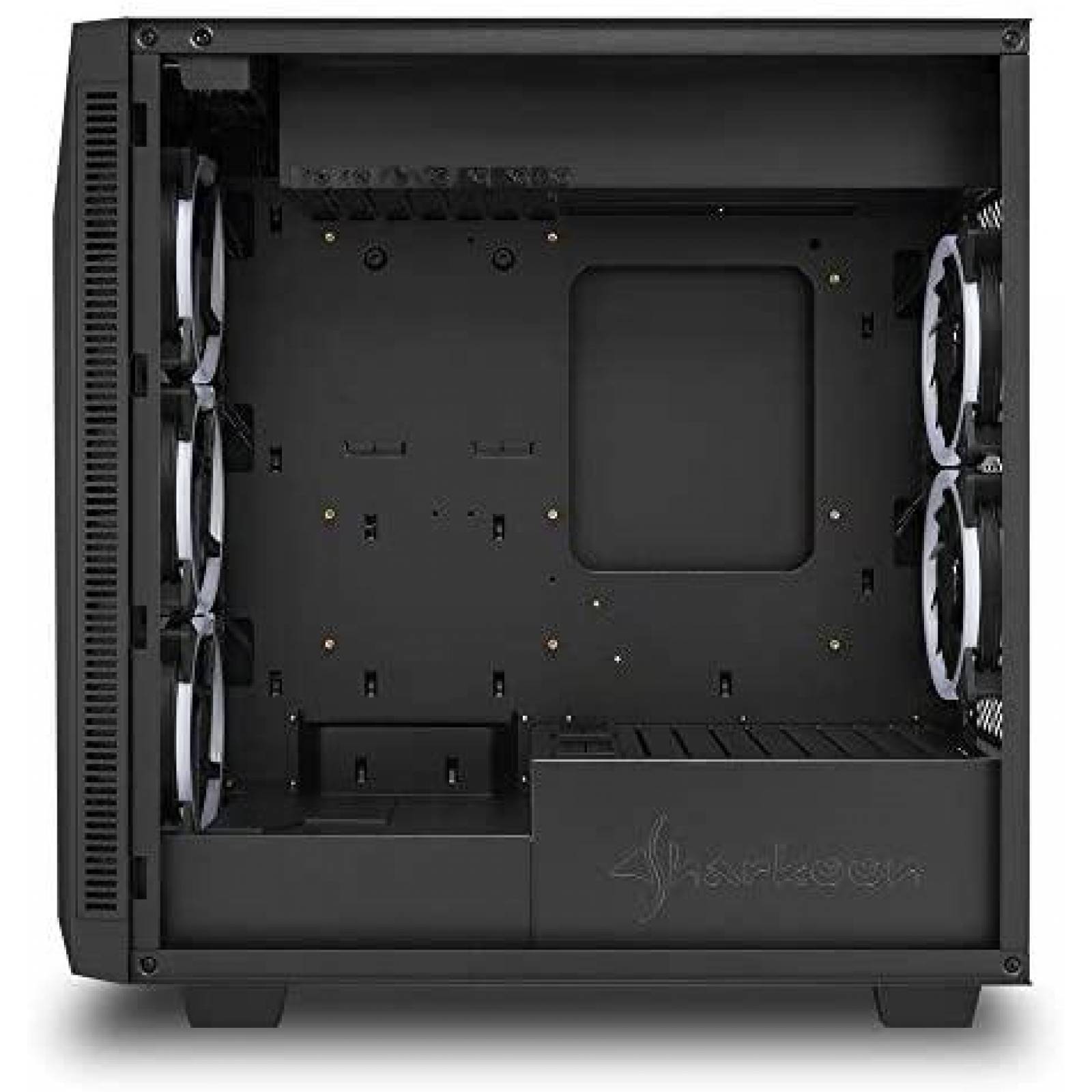 Gabinete Sharkoon Rev200 para PC Panel frontal - Negro