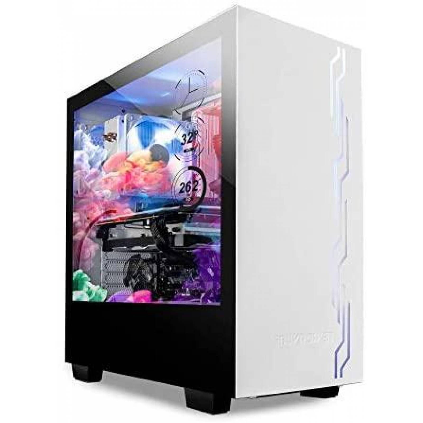 Gabinete iBUYPOWER Snowblind S 19" 1280 x 1024 -Blanco