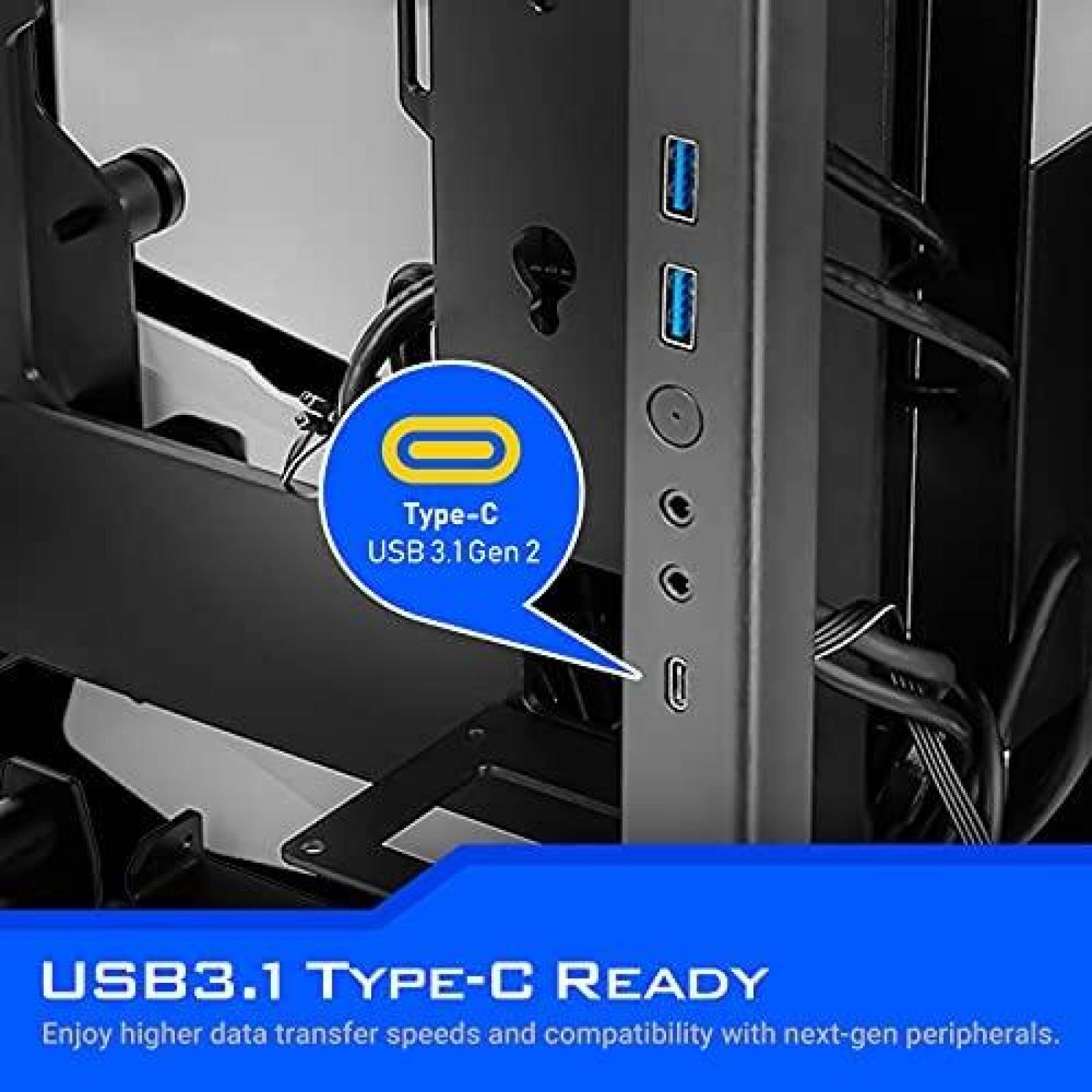 Gabinete Antec Striker Aluminum and Steel ITX - Blanco