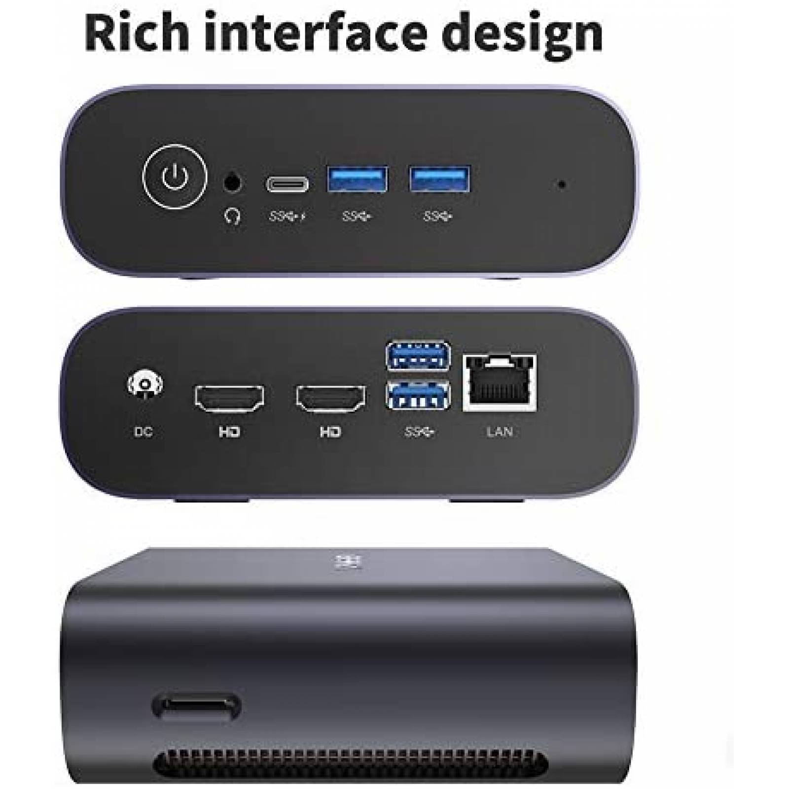 Mini PC AEROFARA Aero 2 Pro 8GB RAM/256GB M.2 SSD Win 11