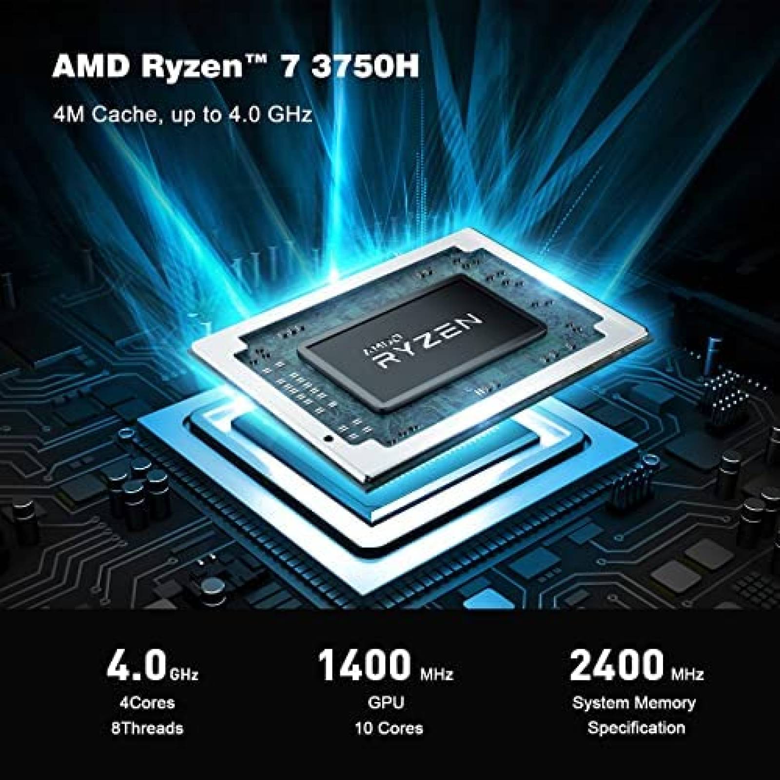 Mini PC Beelink SER3 AMD 7 3750H 8GB 256GB Windows 11