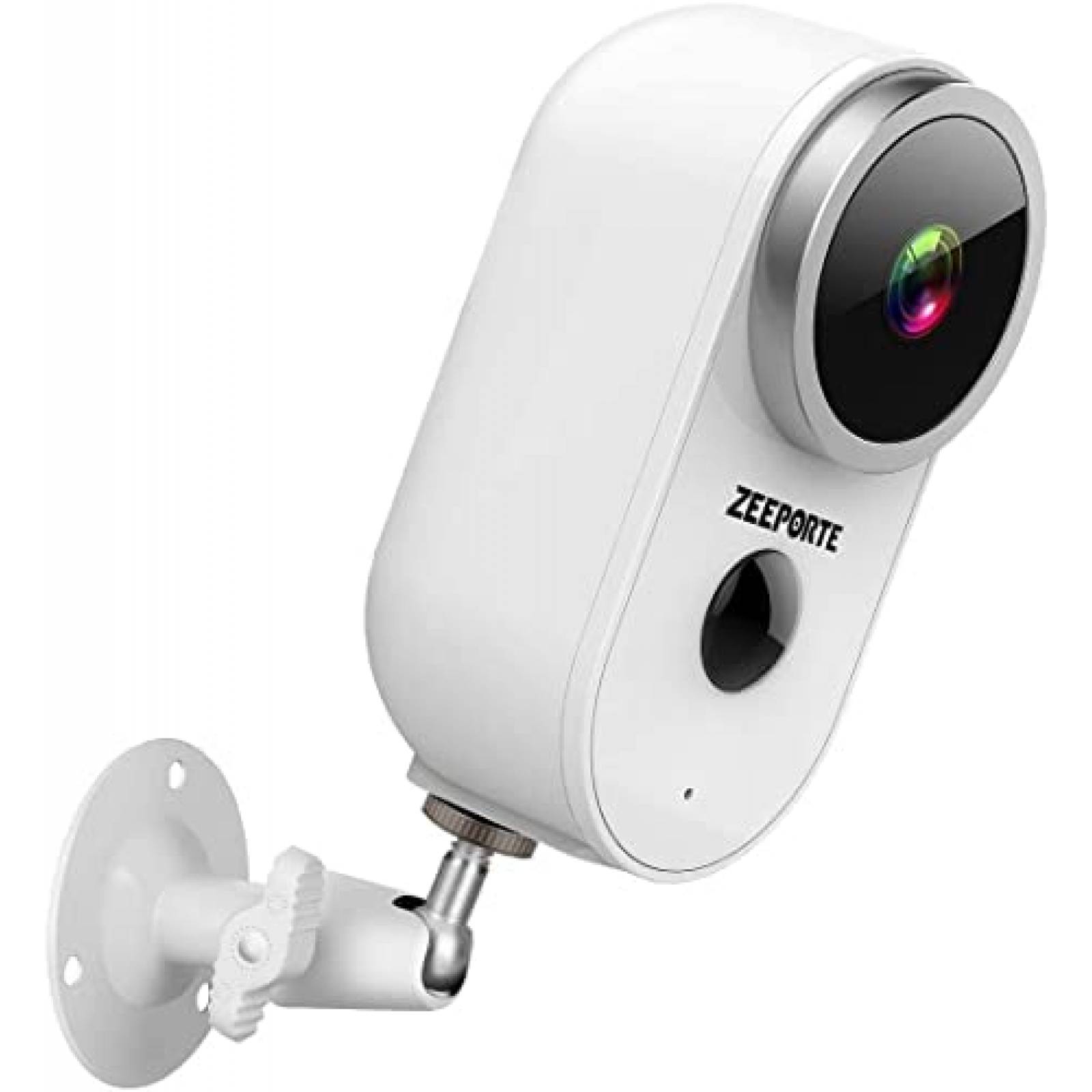 Camara Seguridad Exterior Zeeporte Inalambrica 1080p Recarga