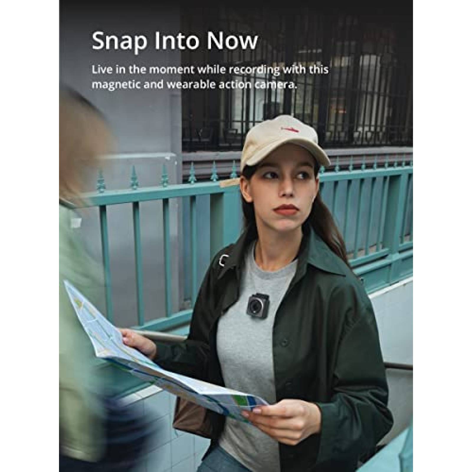 Camara Accion DJI Action 2 Pantalla Doble OLED -Gris