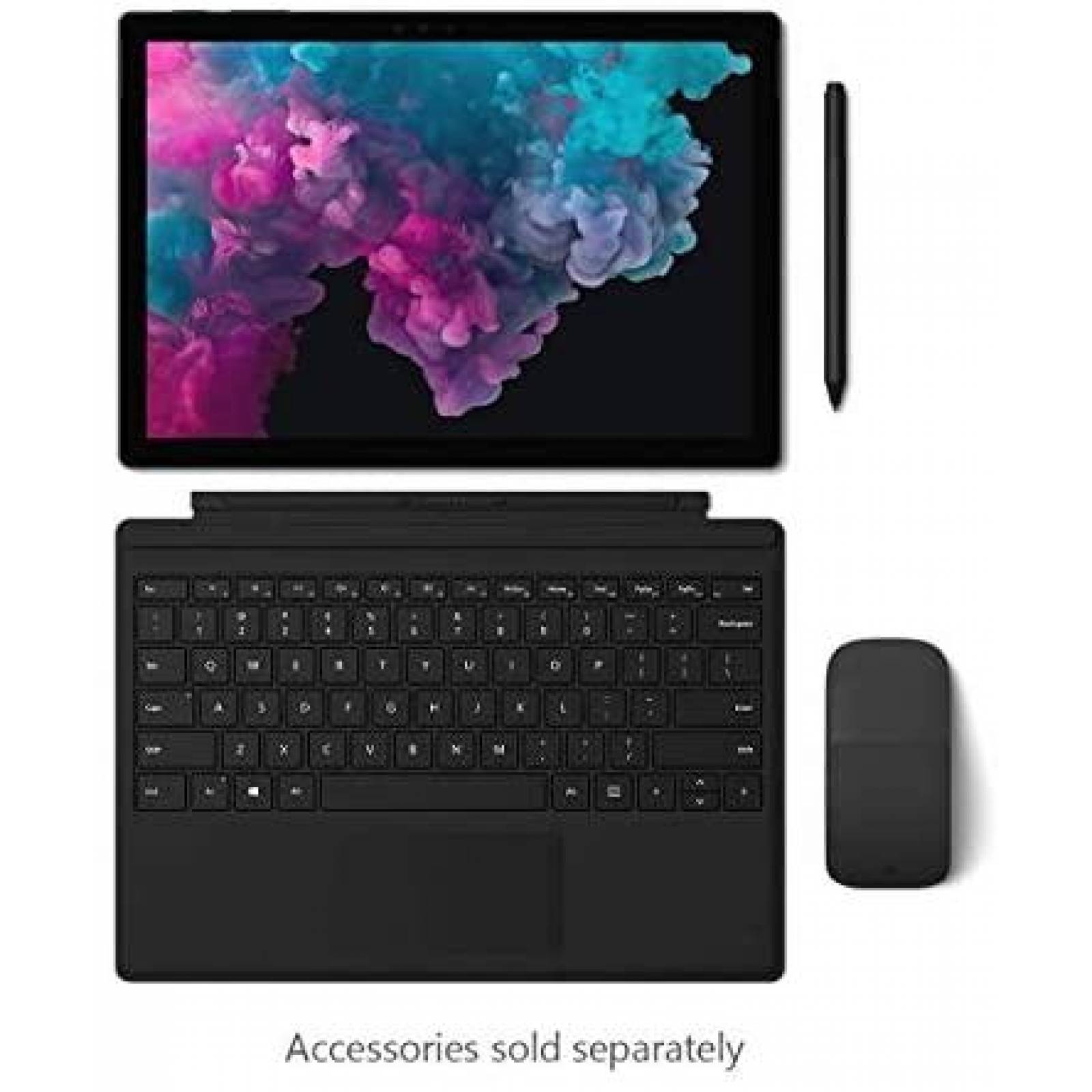 Laptop Microsoft Surface Pro 6 i5 8GB RAM 256GB SSD -Negro