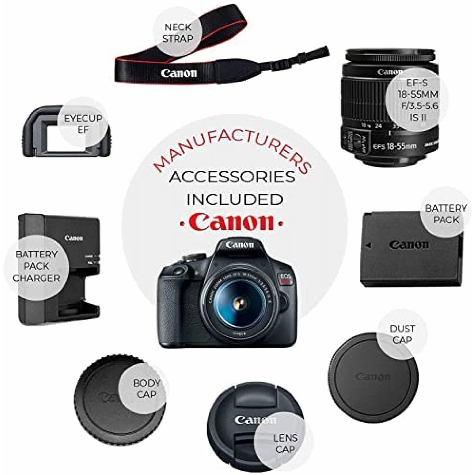 Kit de Fotografia PHOTO4LESS de Canon EOS Rebel T7