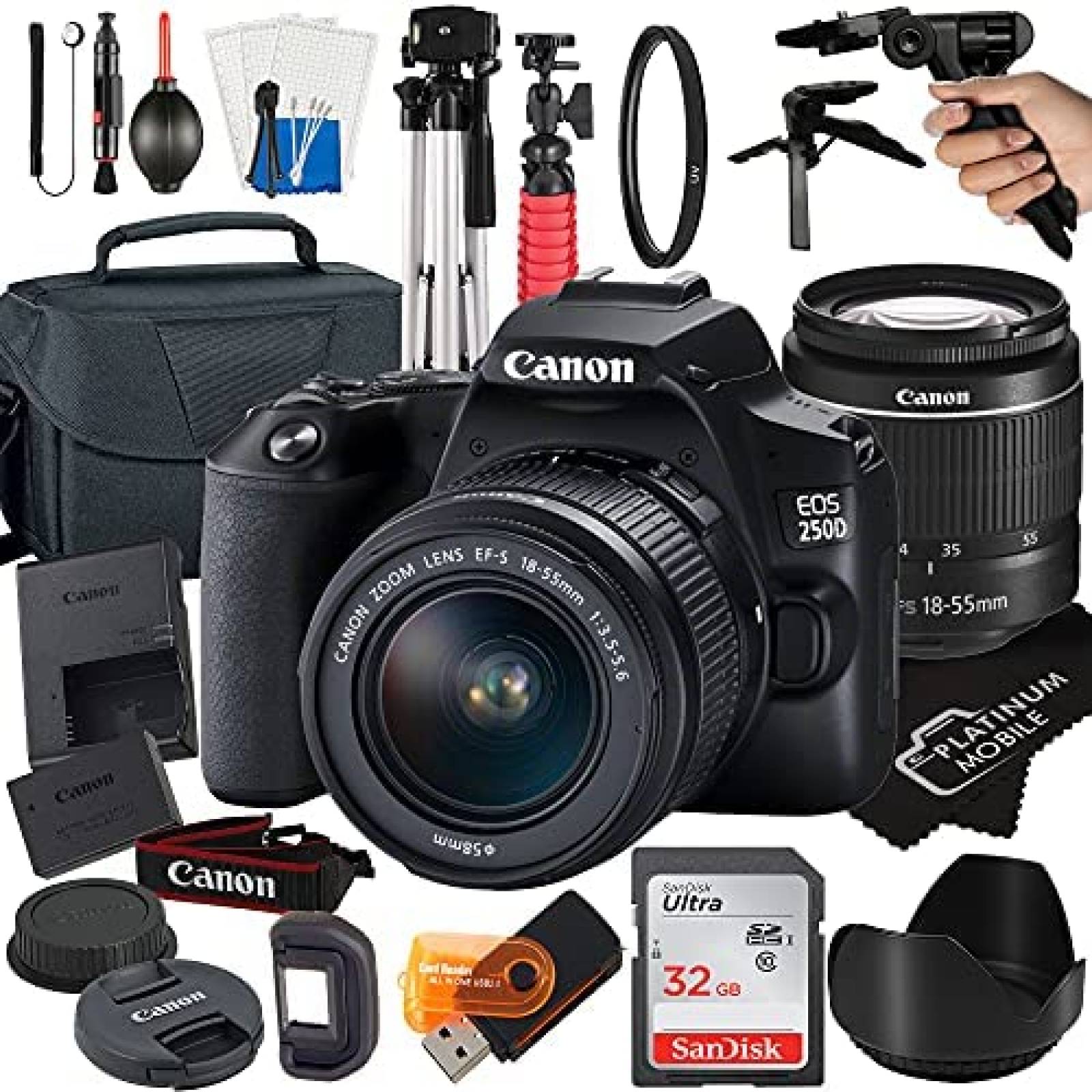 Kit de Camara MegaAccessory Canon 850D c/Accesorios -Negro