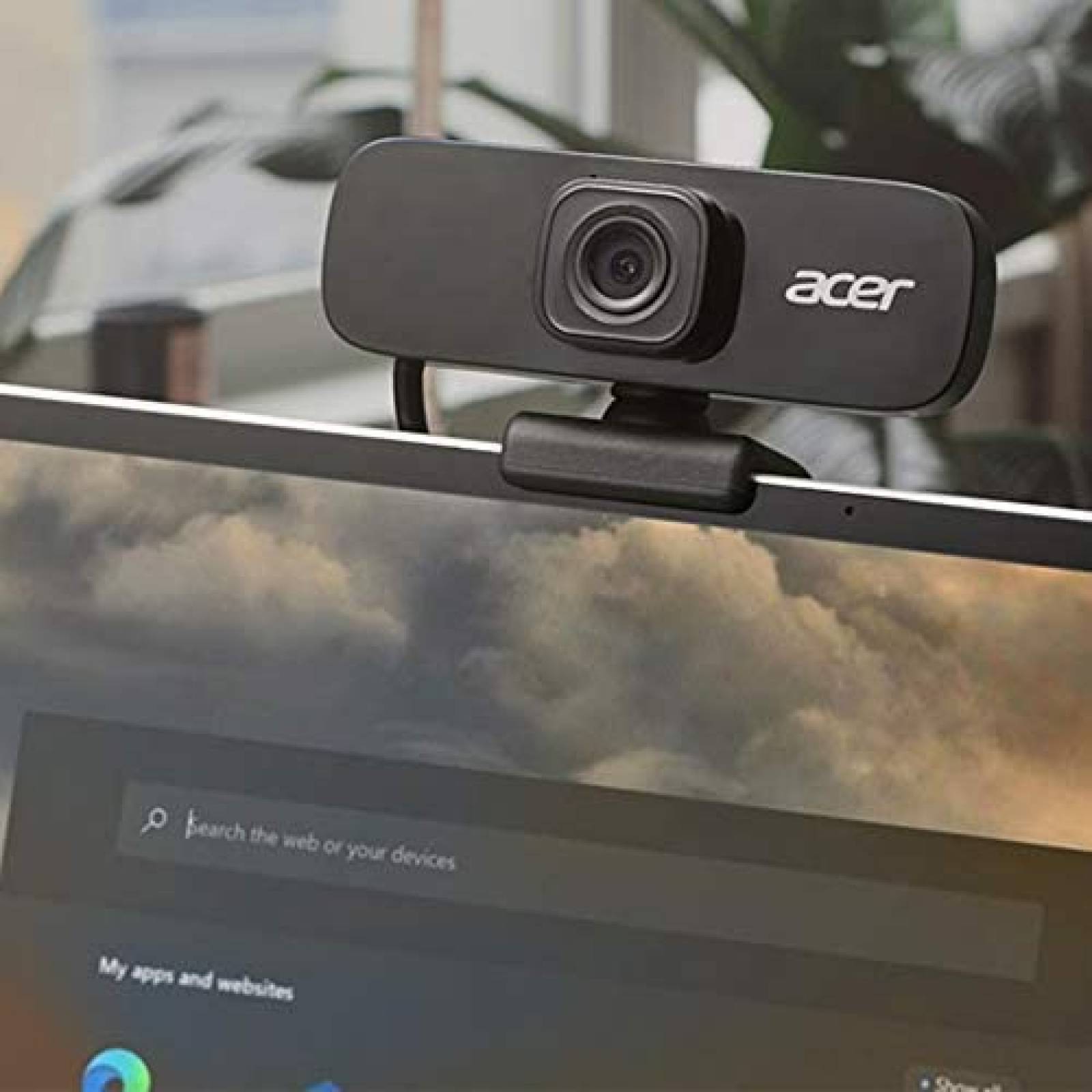 Camara Web Acer 2K QHD con Microfono digital -Negro