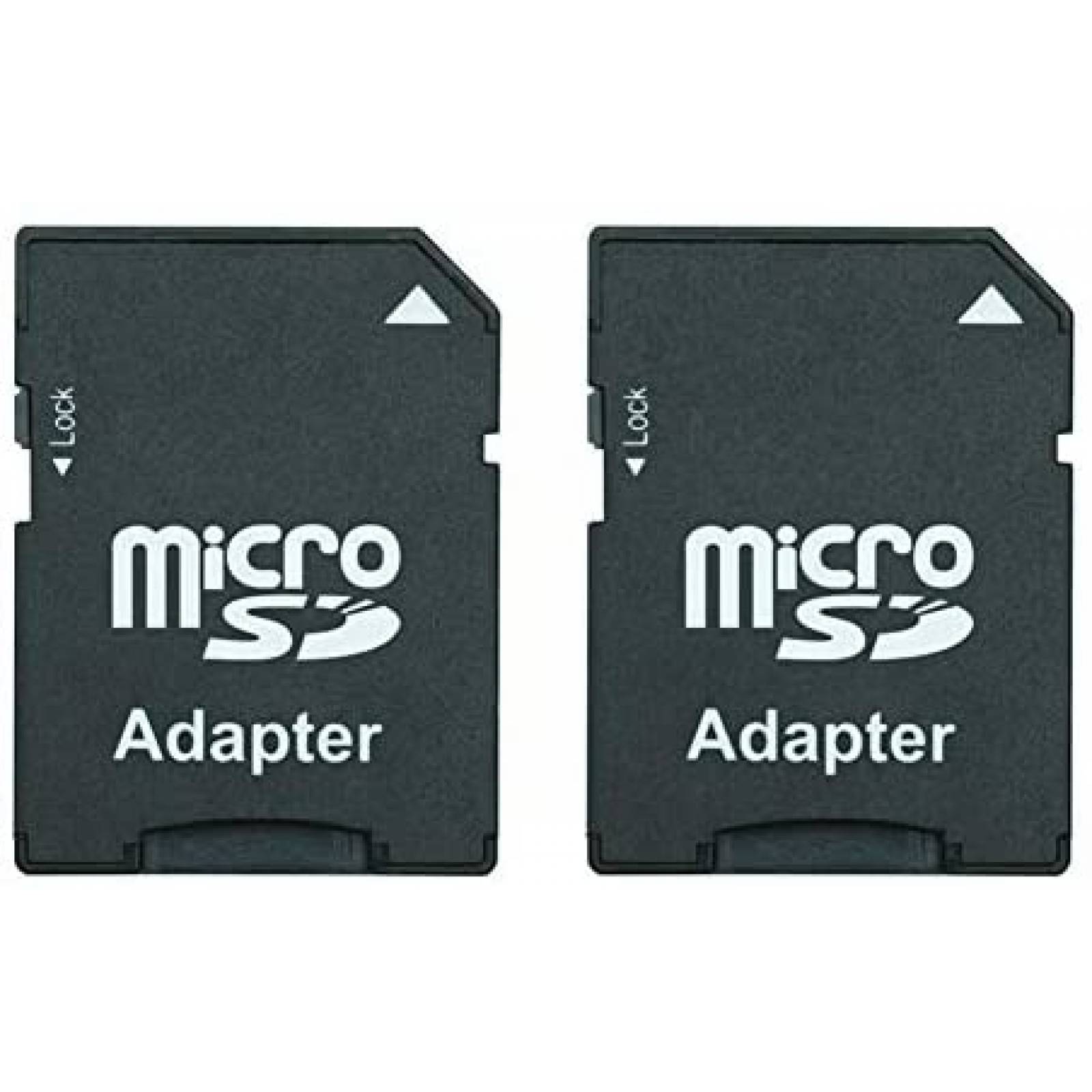 Adaptador de tarjeta micro SD AMGUR Paquete de 2 -Negro