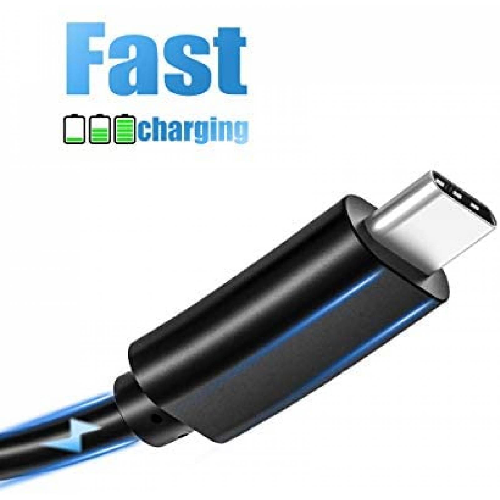 Cable Cargador Ancable 3ft para Audifonos Sony -Negro