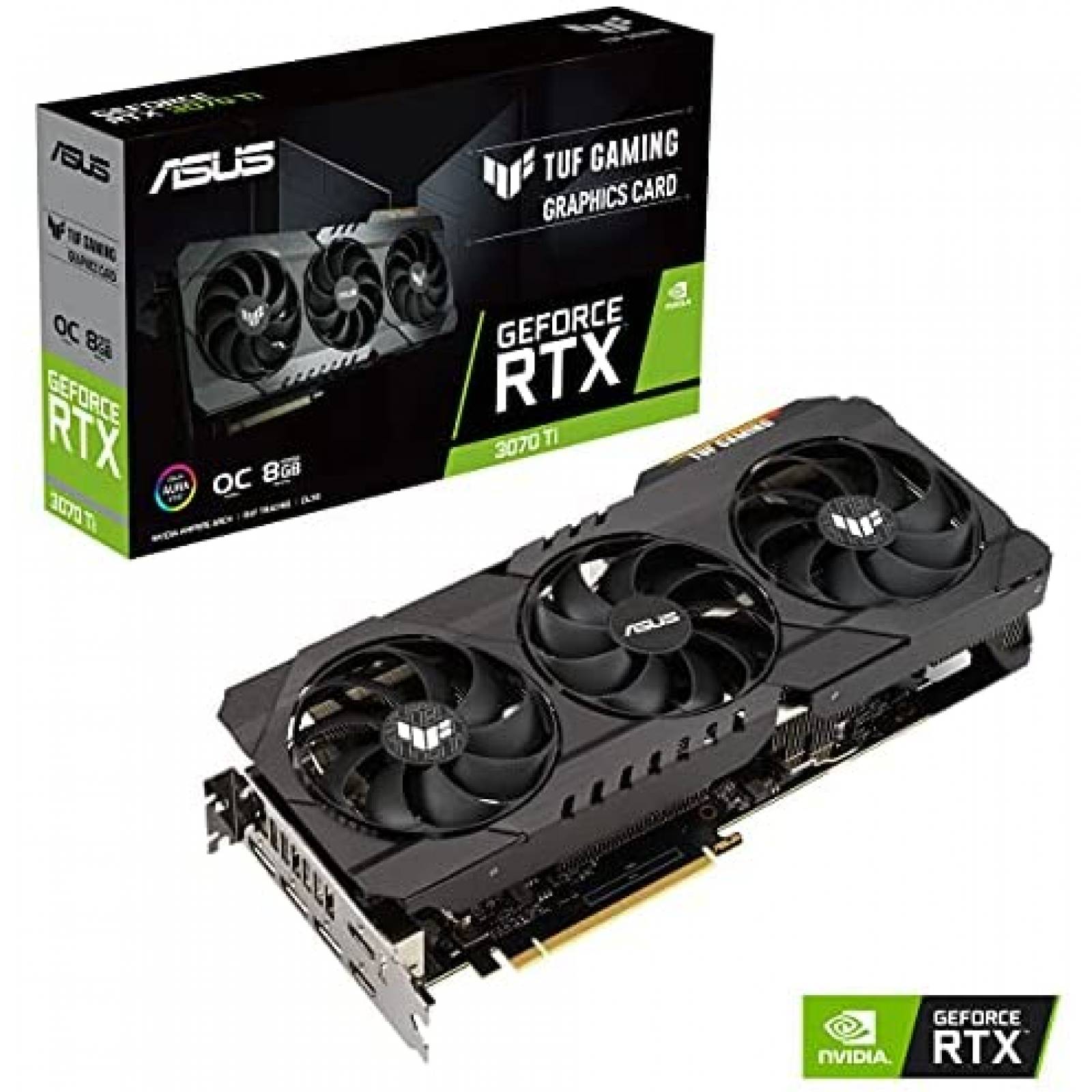 Tarjeta Grafica ASUS NVIDIA GeForce RTX 3070 8GB GDDR6X