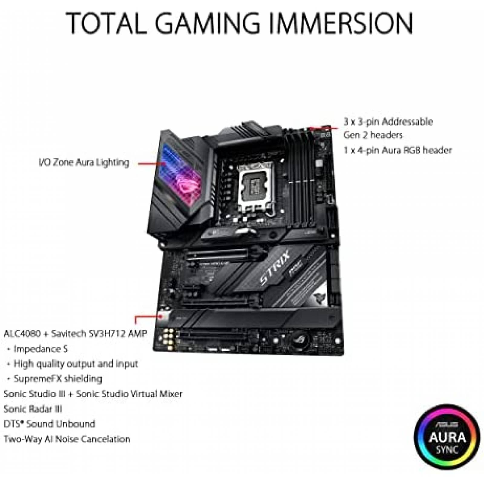 Tarjeta madre ASUS ROG STRIX Z690-E GAMING WIFI LGA 1700