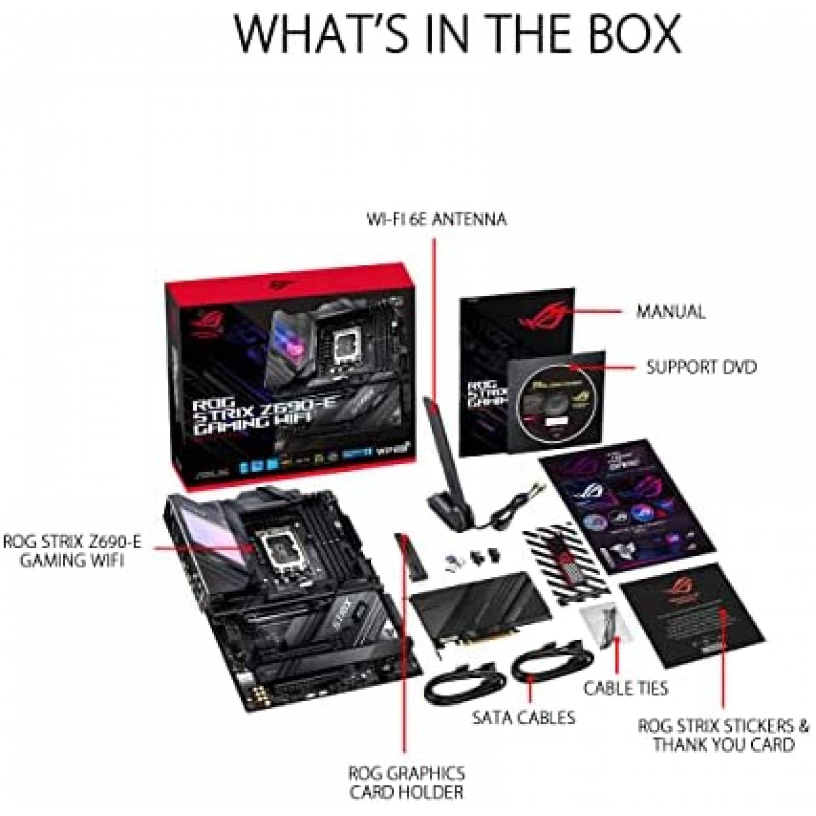 Tarjeta madre ASUS ROG STRIX Z690-E GAMING WIFI LGA 1700