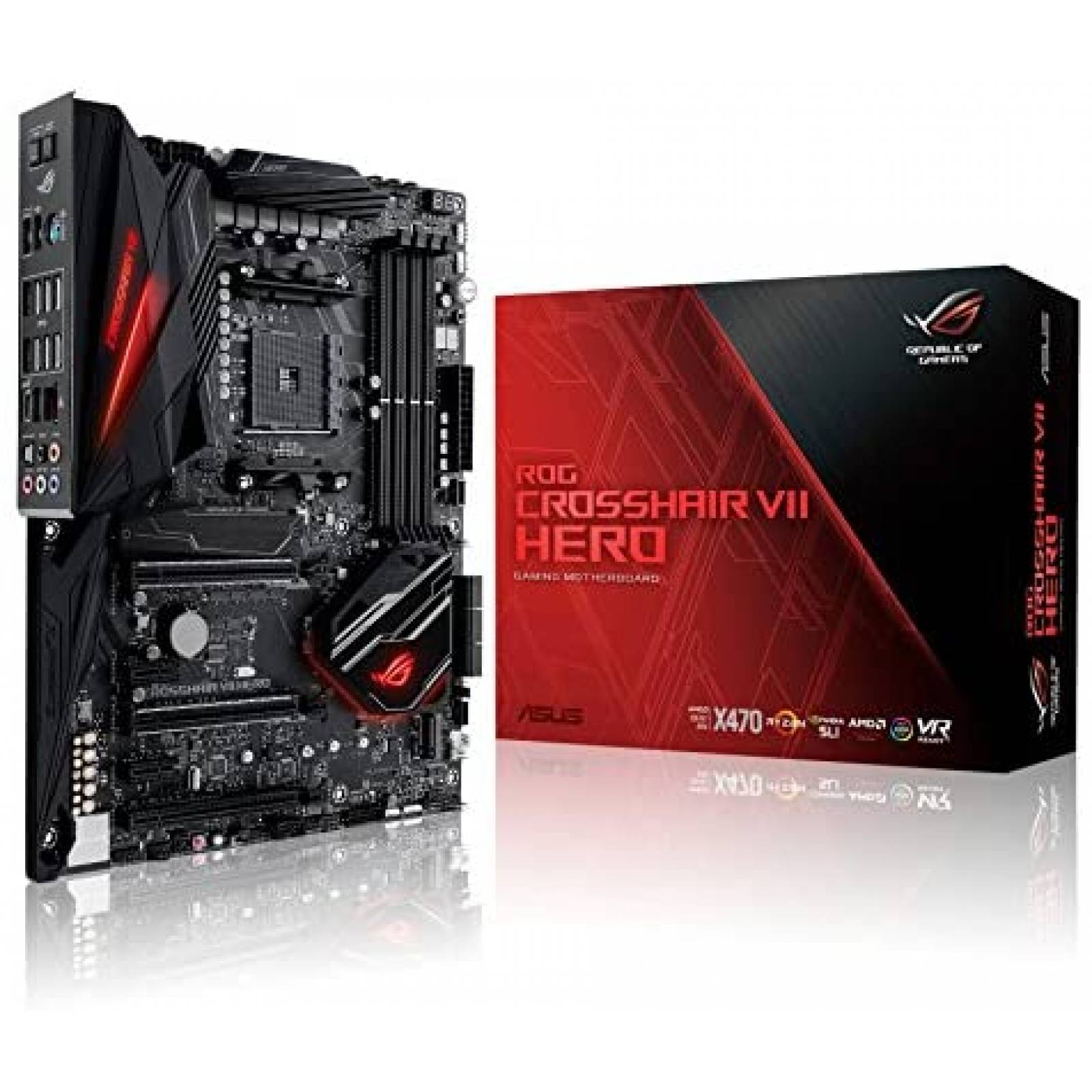 Motherboard ASUS Crosshair VII HERO AMD X470 ATX DDR4-SDRAM