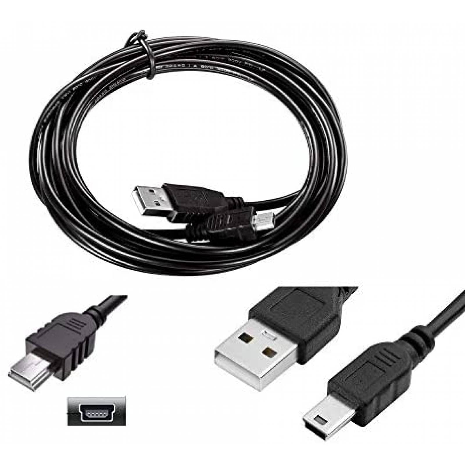 Cable Cargador ATYFUER 11.5ft para Dispositivo GPS Garmin