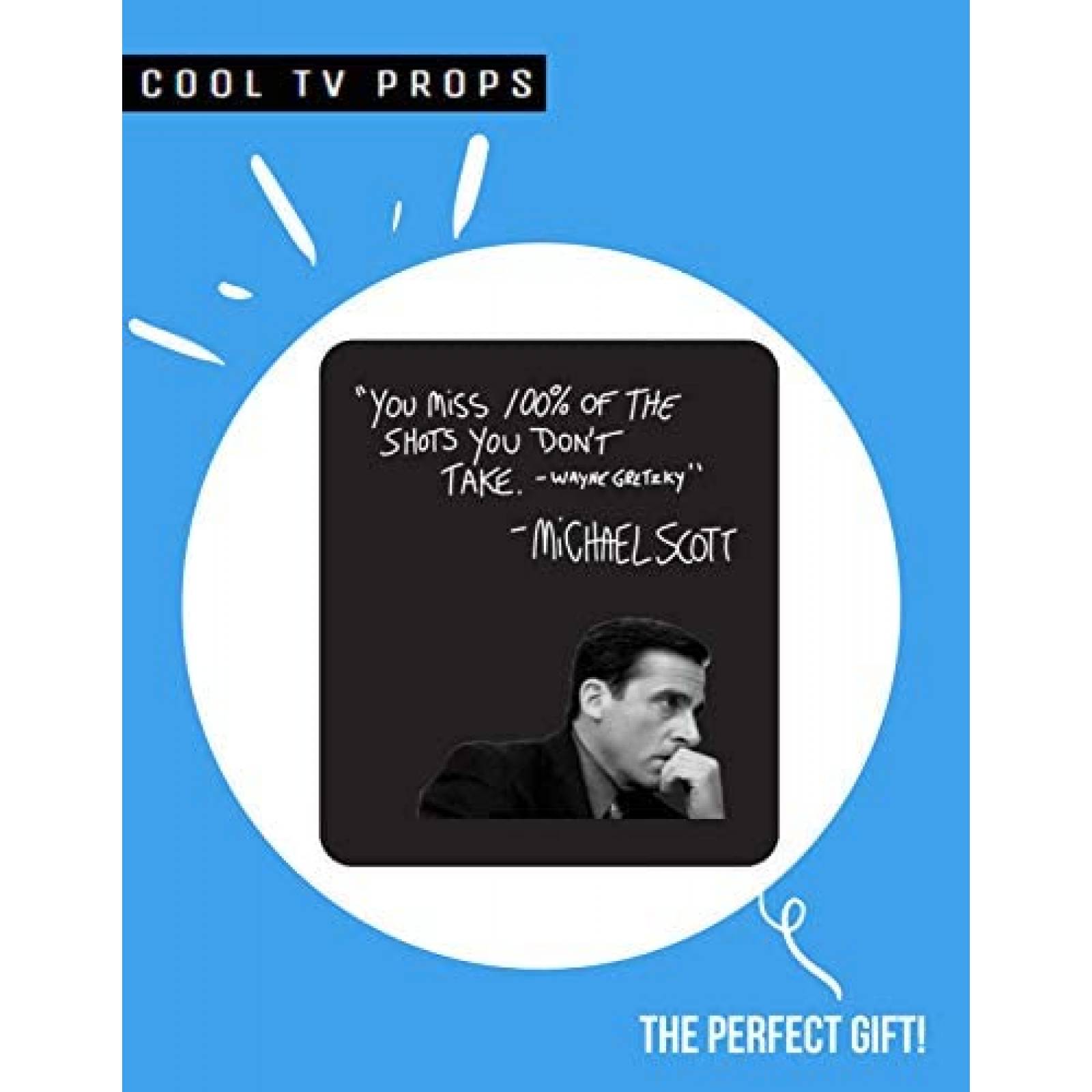 Mousepad Cool TV Props Michael Scott Quote Antideslizante